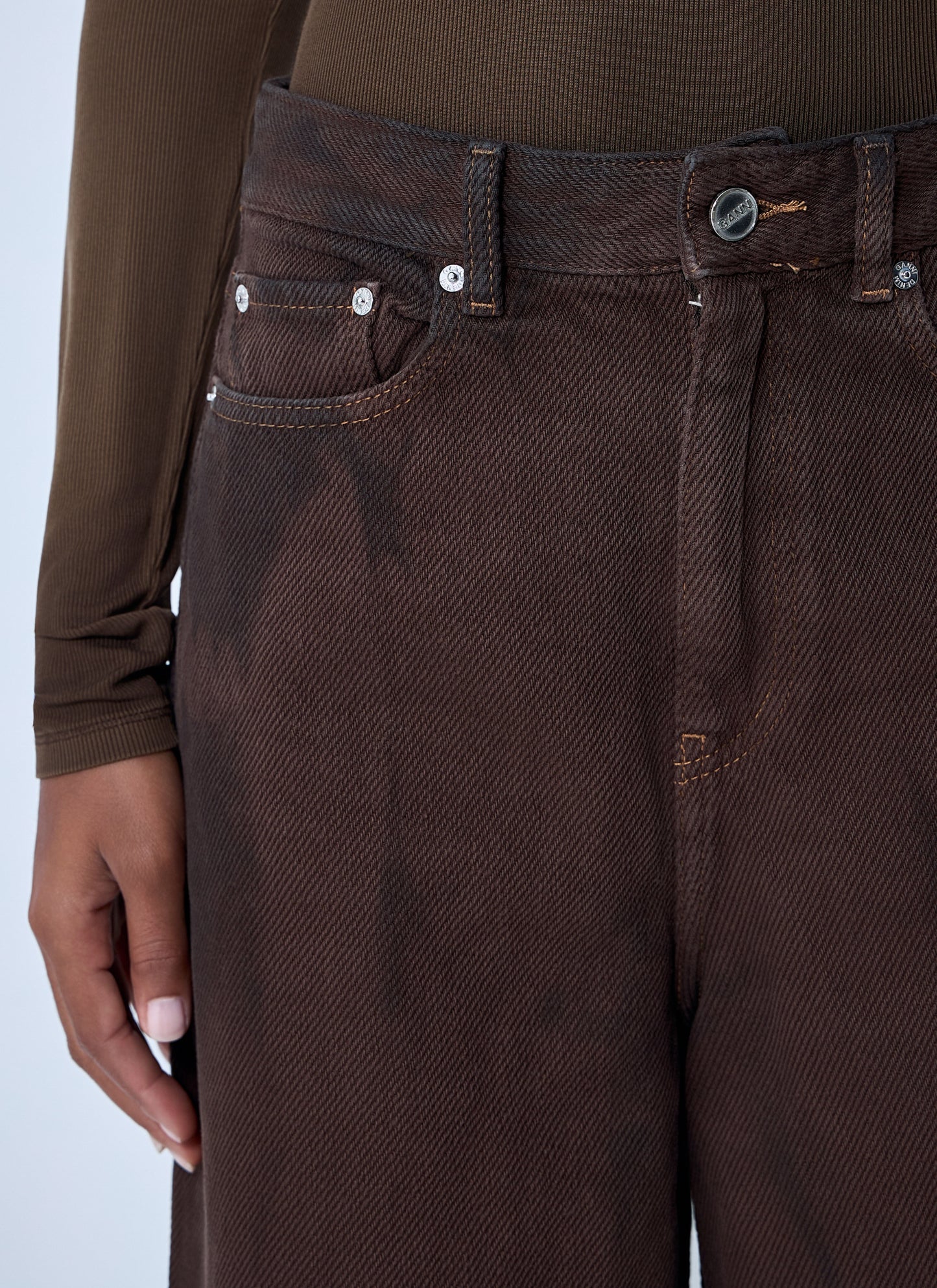 Ganni Women Five-Pocket Jeans GANNI