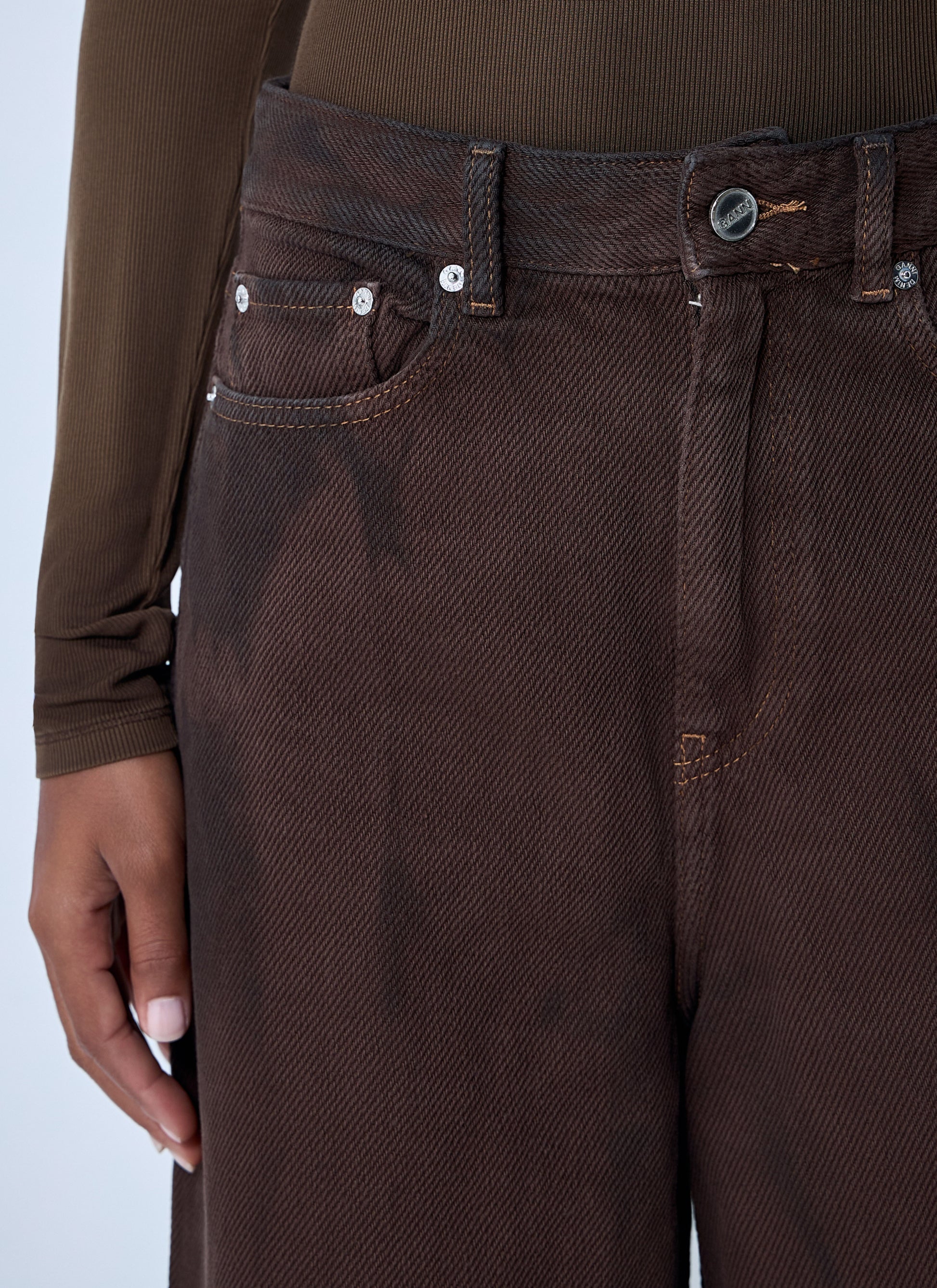 Ganni Women Five-Pocket Jeans GANNI