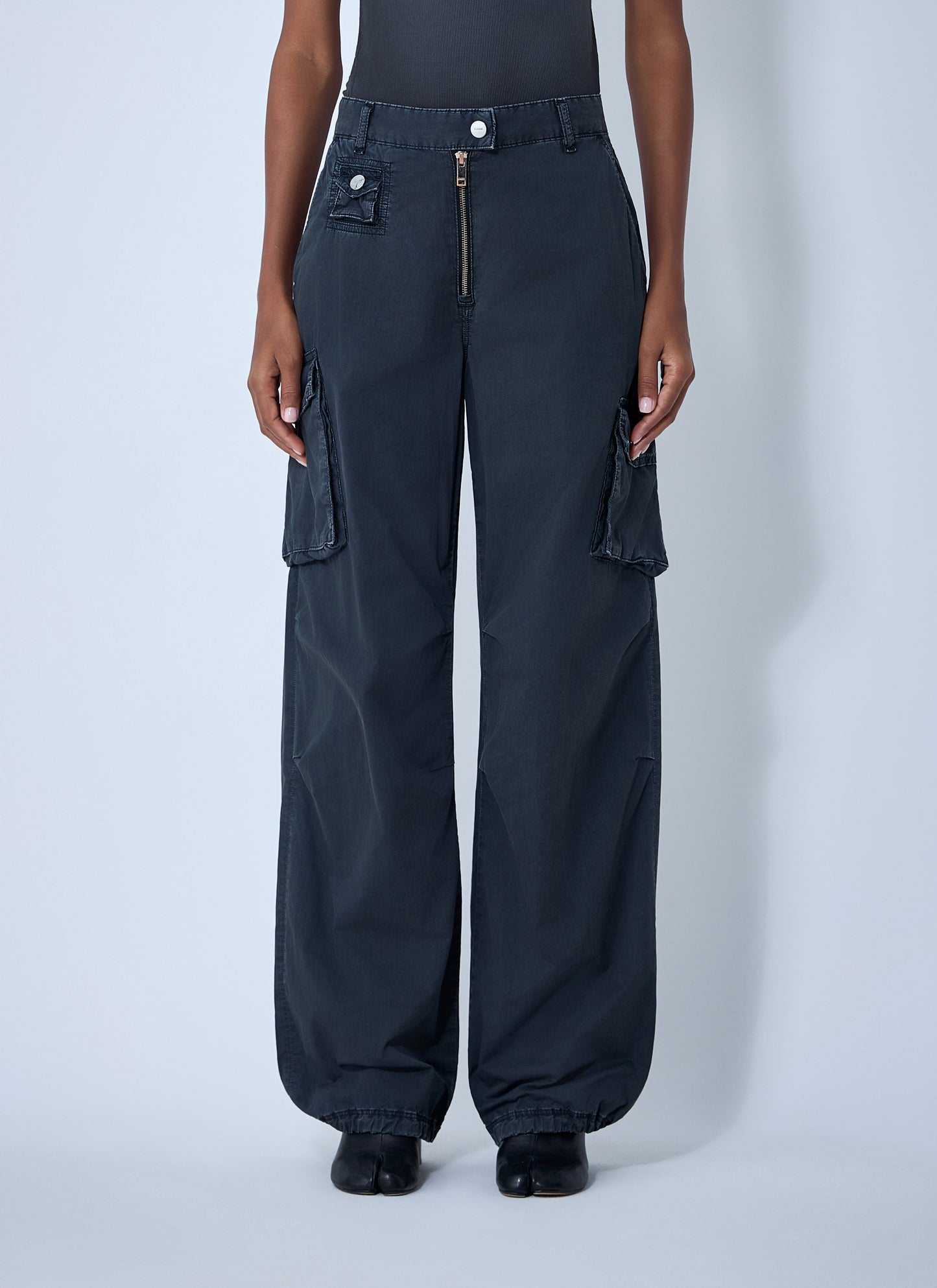 Ganni Women Cotton Cargo Pants GANNI