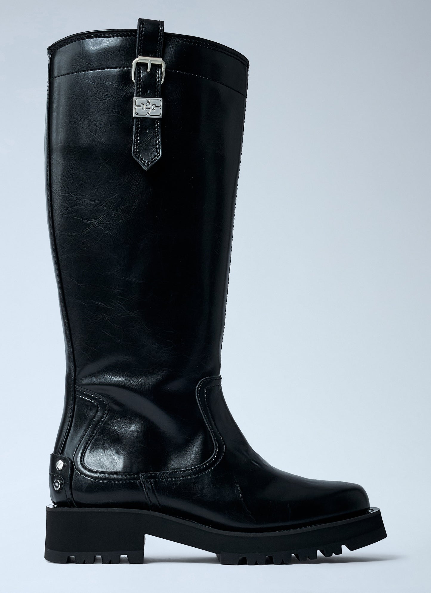 Ganni Women Studs High Boots GANNI