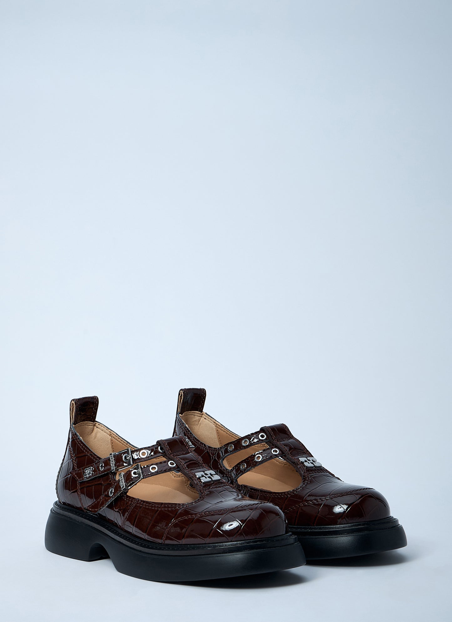 Ganni Women Butterfly Mary Jane Shoes GANNI