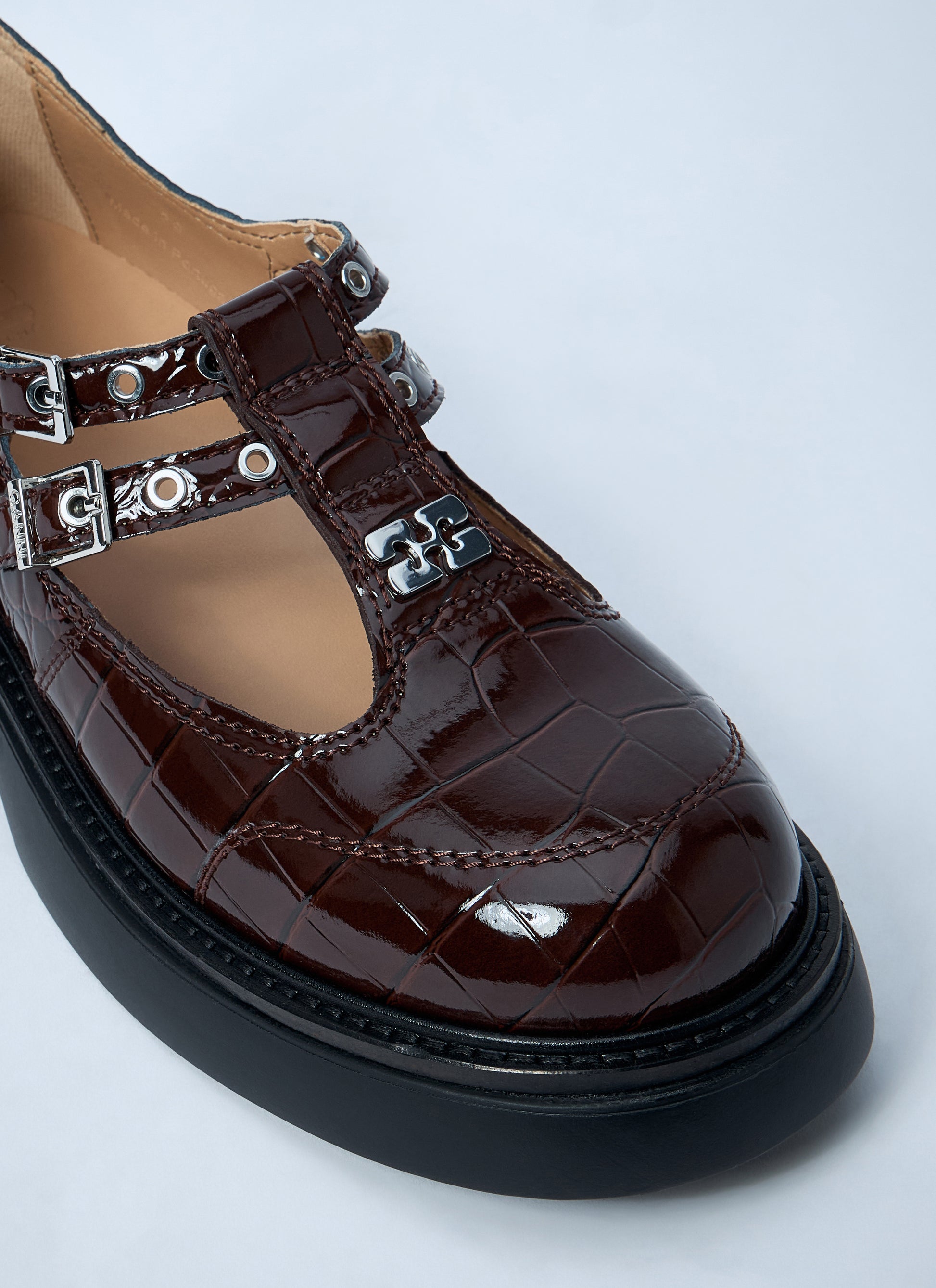 Ganni Women Butterfly Mary Jane Shoes GANNI