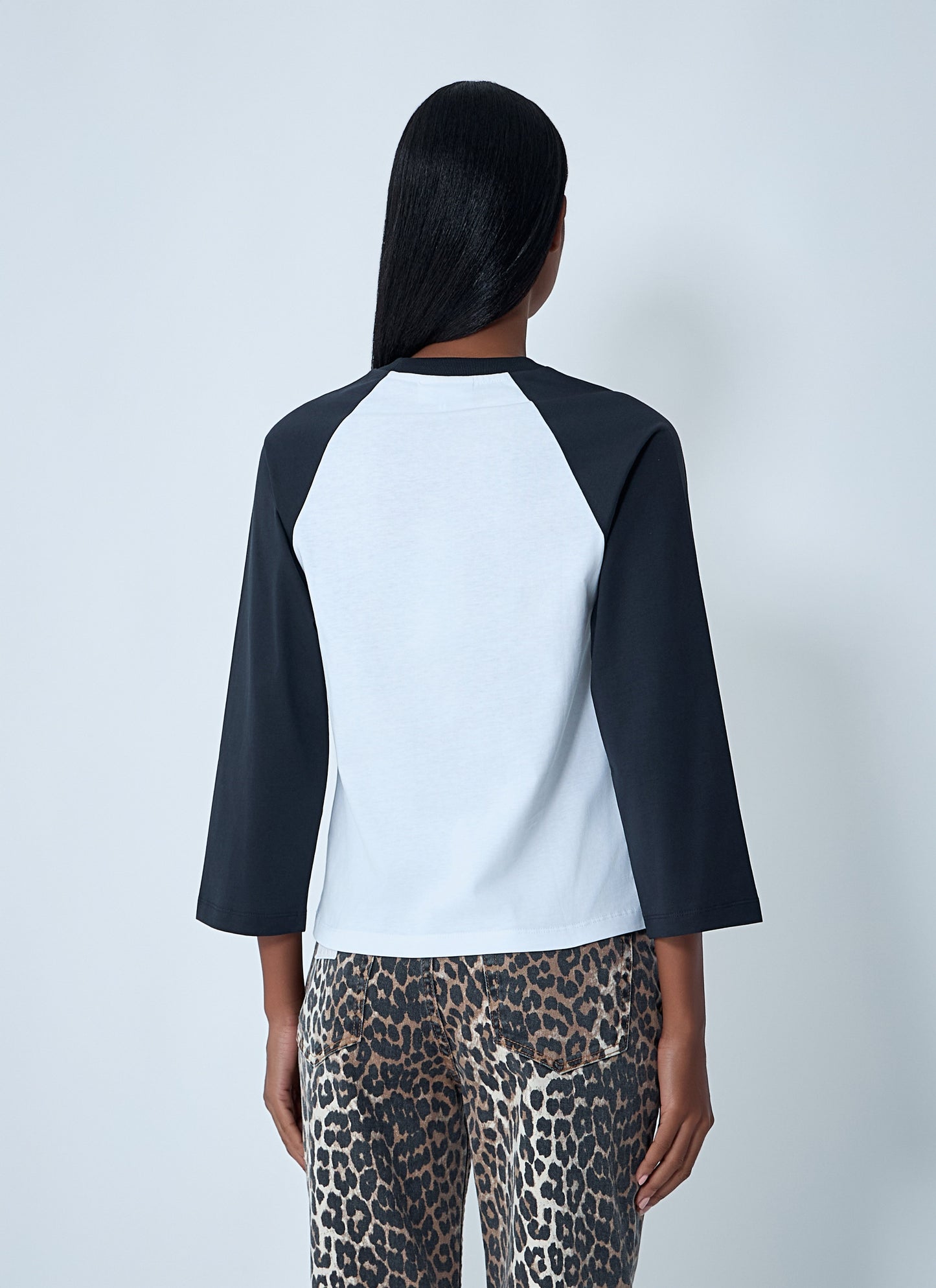 Ganni Women Logo Motif T-Shirt GANNI
