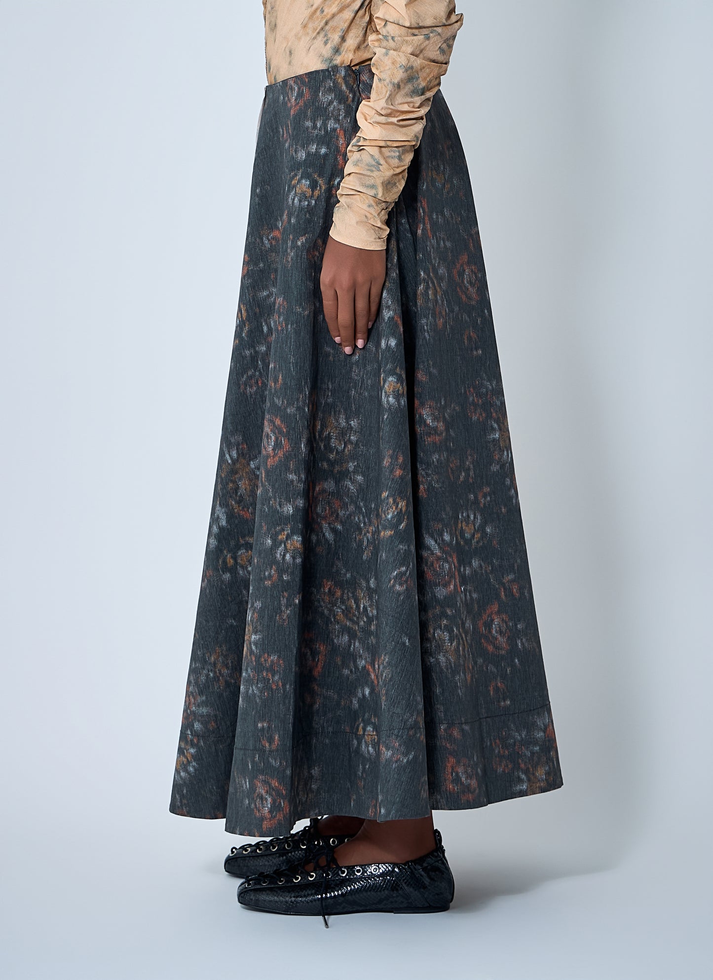 Ganni Women Midi Circle Skirt GANNI