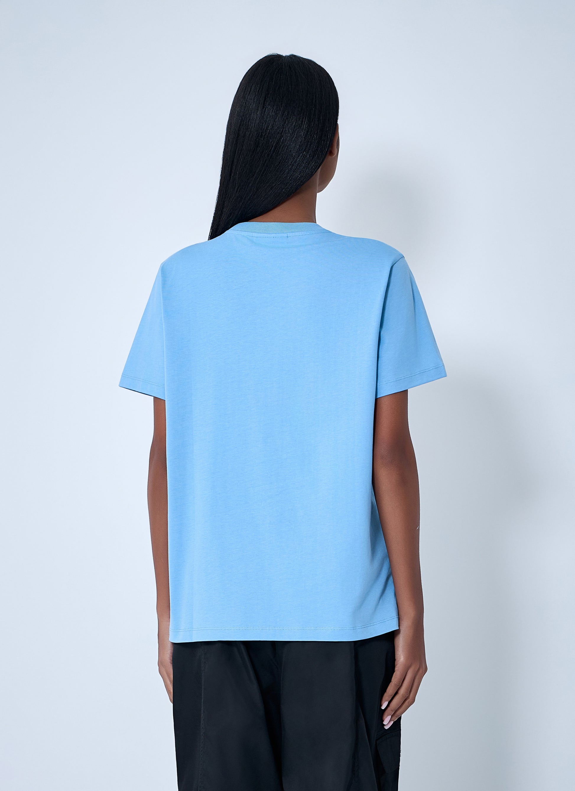 Ganni Women Logo Motif T-Shirt GANNI