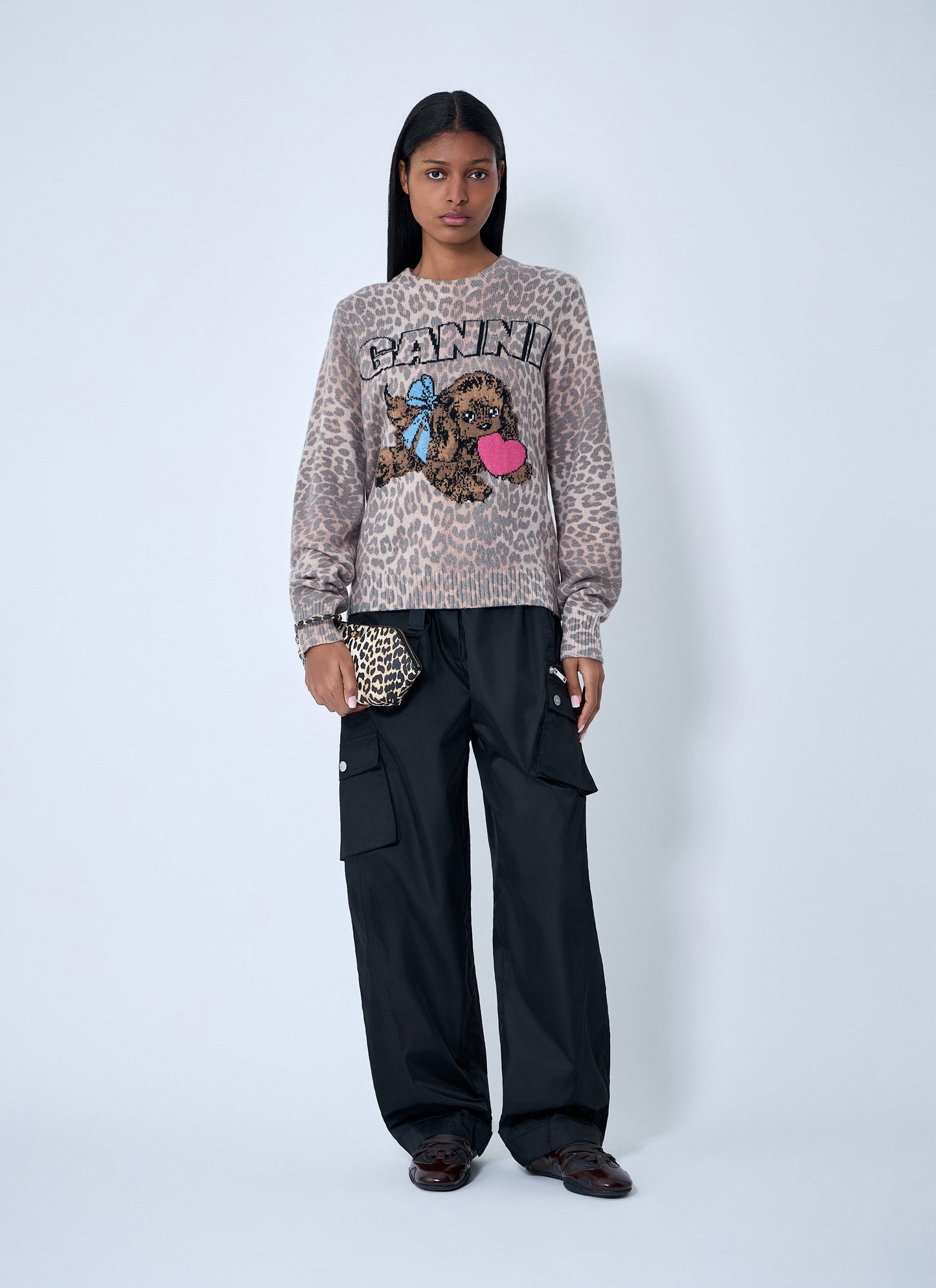 Ganni Women Wool-Blend Sweater GANNI