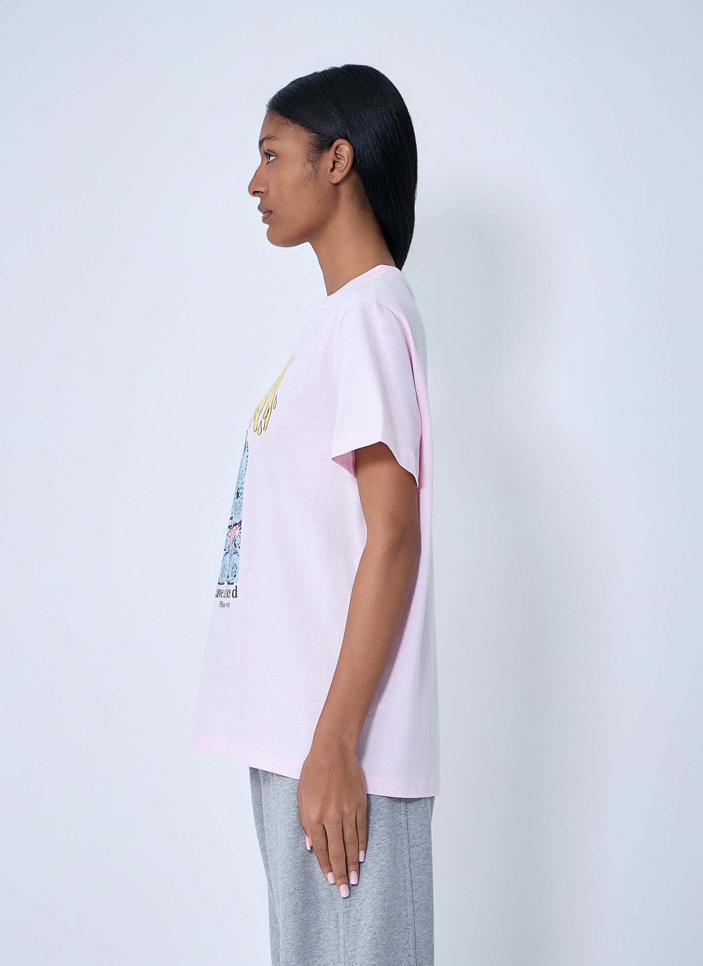 Ganni Women Logo Motif T-Shirt GANNI