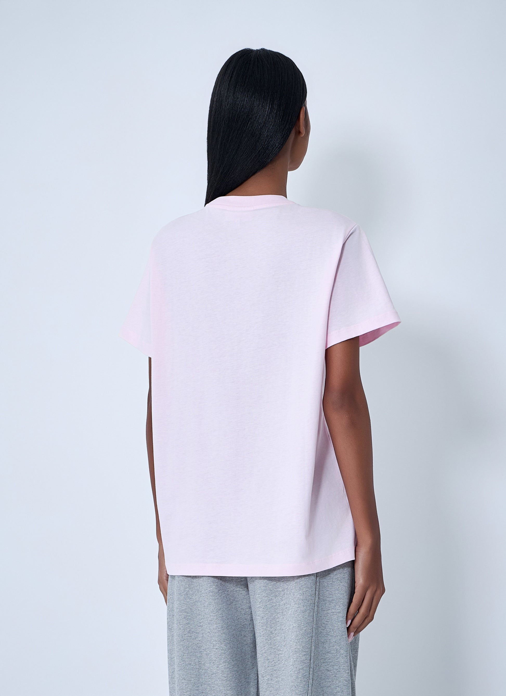 Ganni Women Logo Motif T-Shirt GANNI
