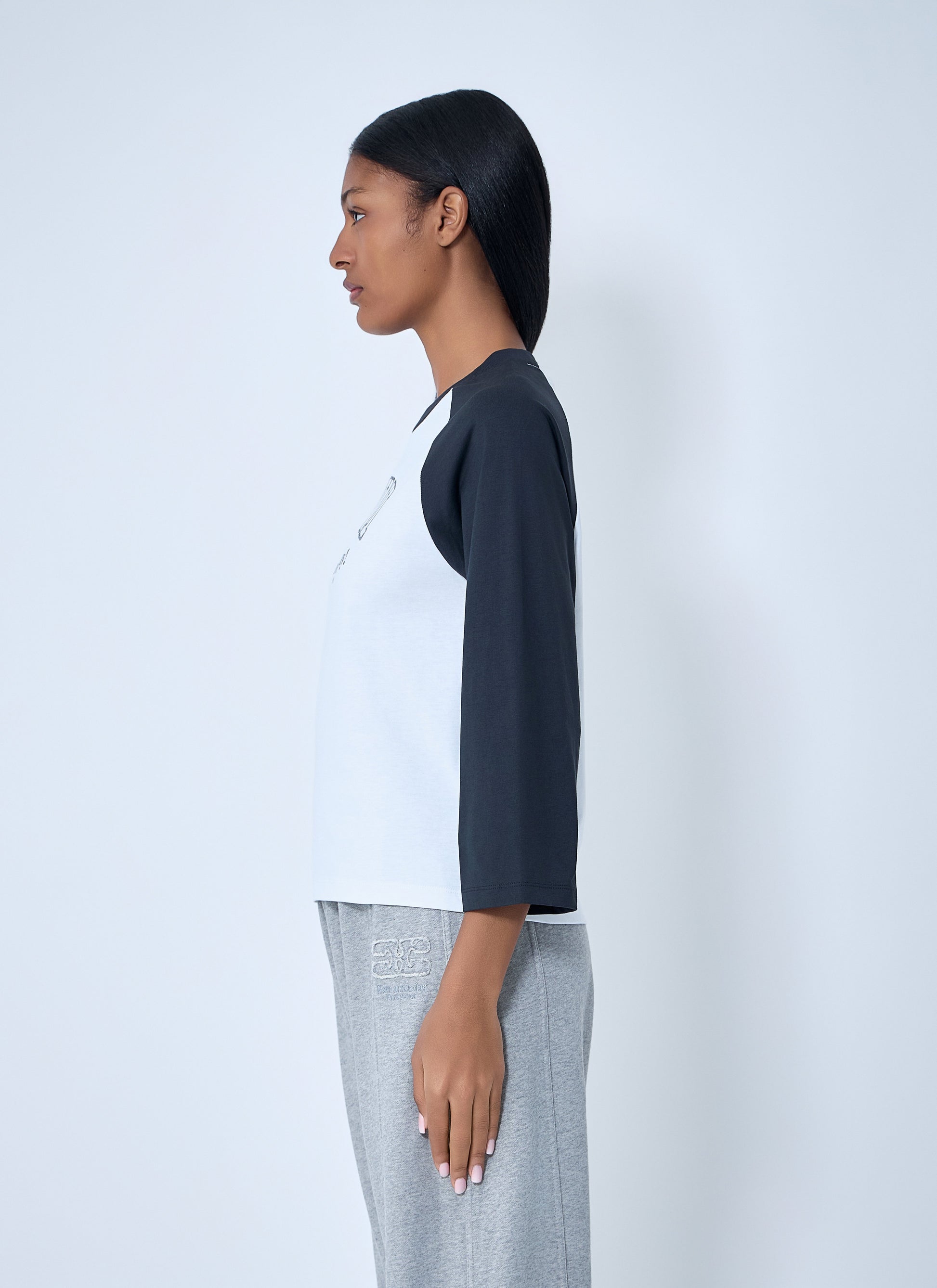 Ganni Women Logo Motif T-Shirt GANNI