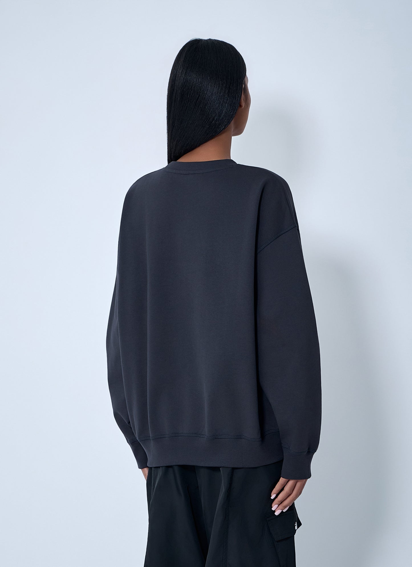 Ganni Women Logo Motif Sweatshirt GANNI
