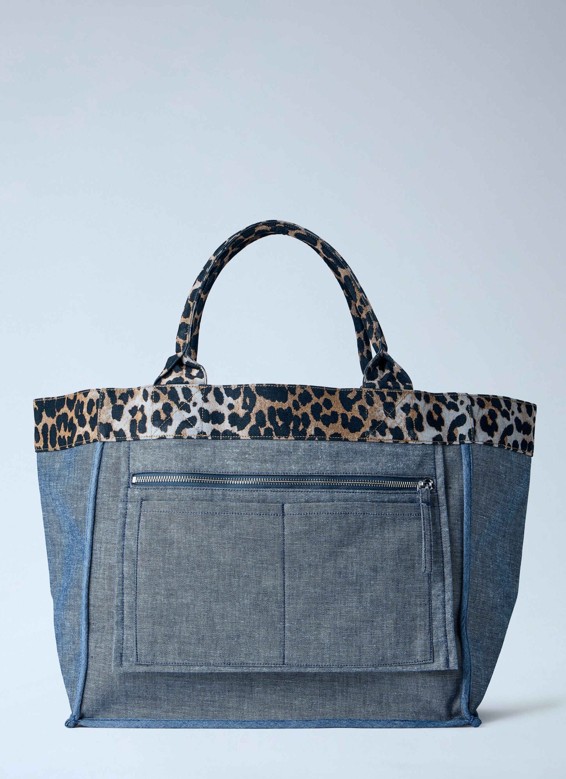 Ganni Women Medium Trapeze Reversible Shopper Bag GANNI