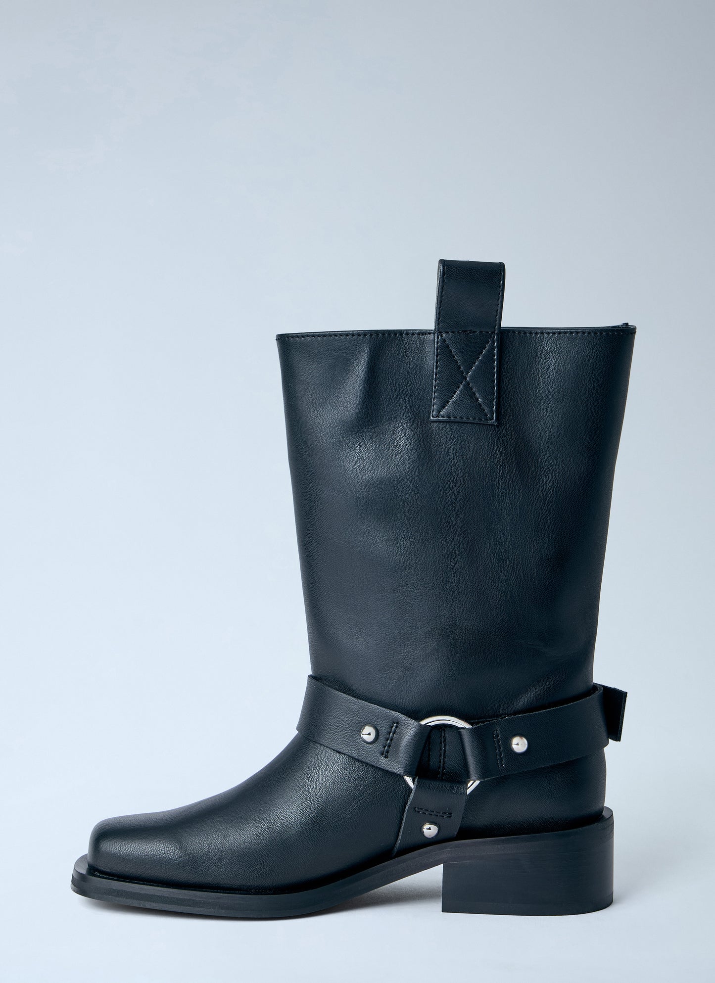 Ganni Women Mid Shaft Biker Boots GANNI