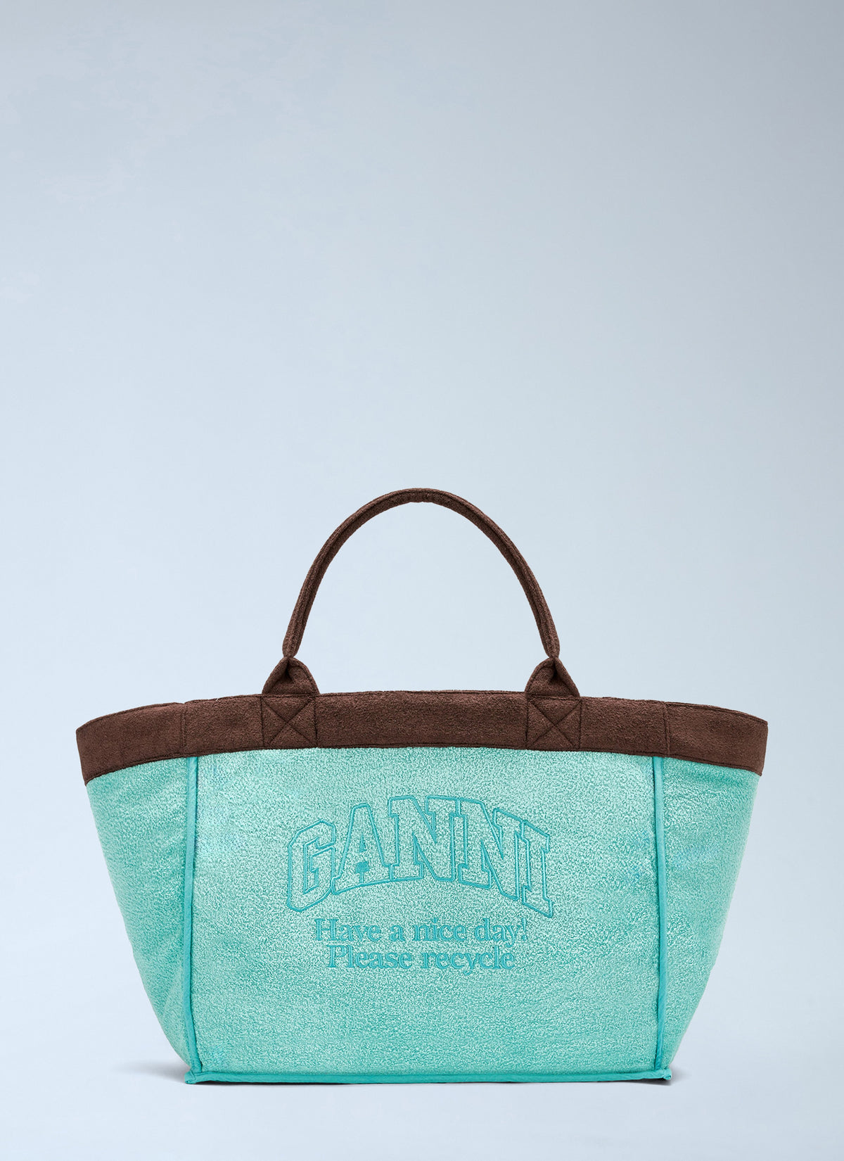 Ganni Women Xxl Reversible Tote Bag GANNI