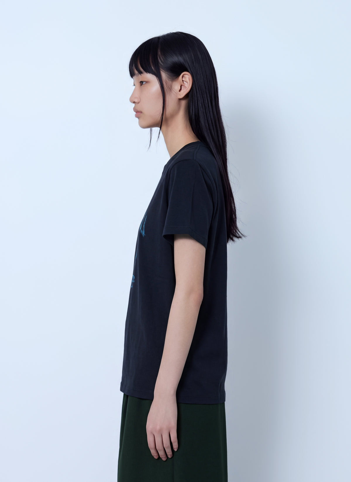Ganni Women Fruit Logo Cotton T-Shirt GANNI