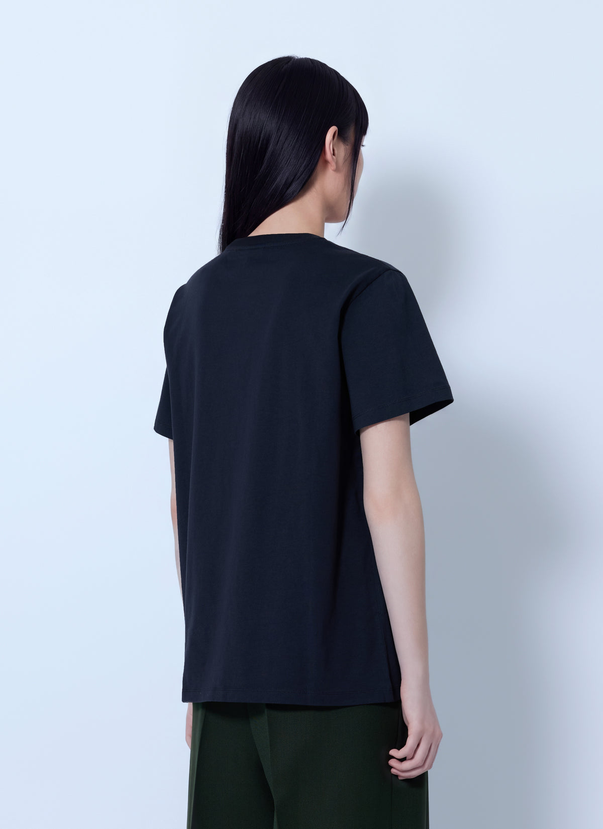 Ganni Women Fruit Logo Cotton T-Shirt GANNI