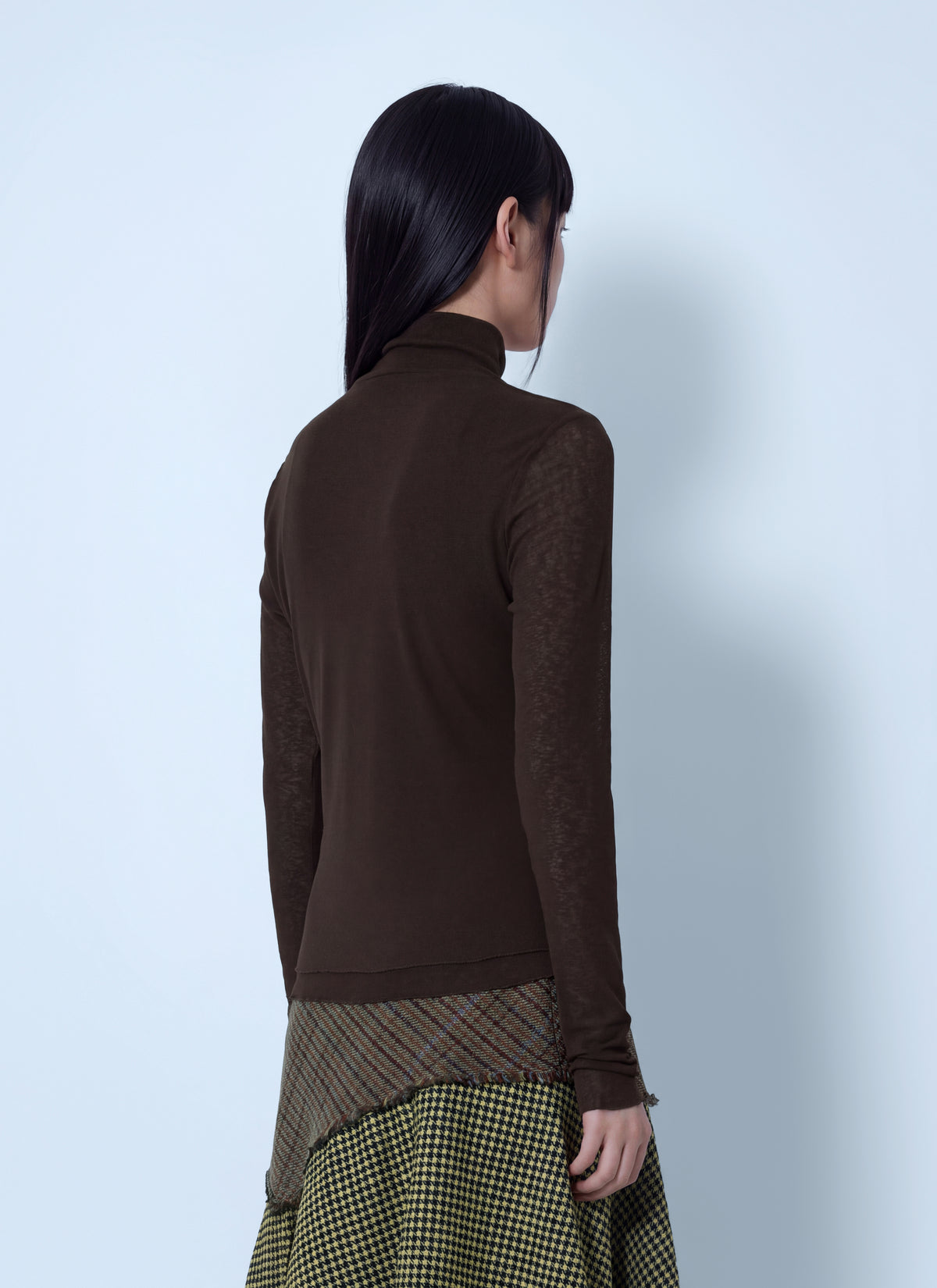 Ganni Women Marl Mesh Turtleneck GANNI