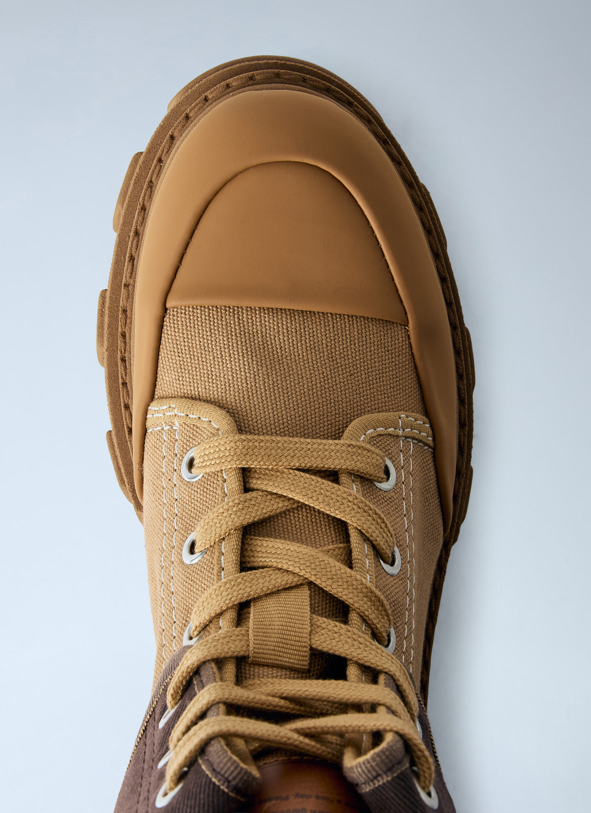 Ganni Women Cleated Canvas Trail Boots GANNI