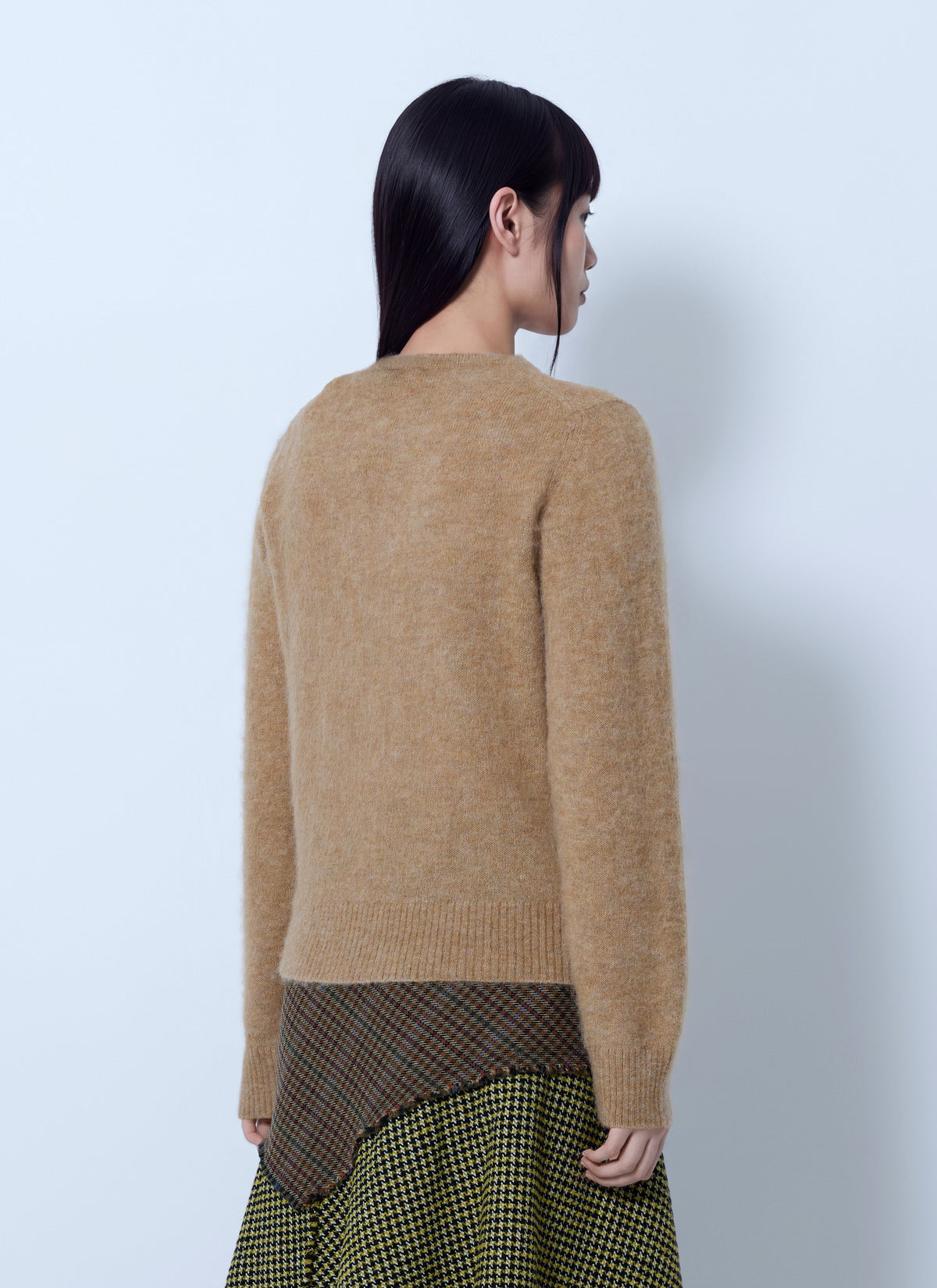 Ganni Women Brushed Alpaca Teddy Sweater GANNI