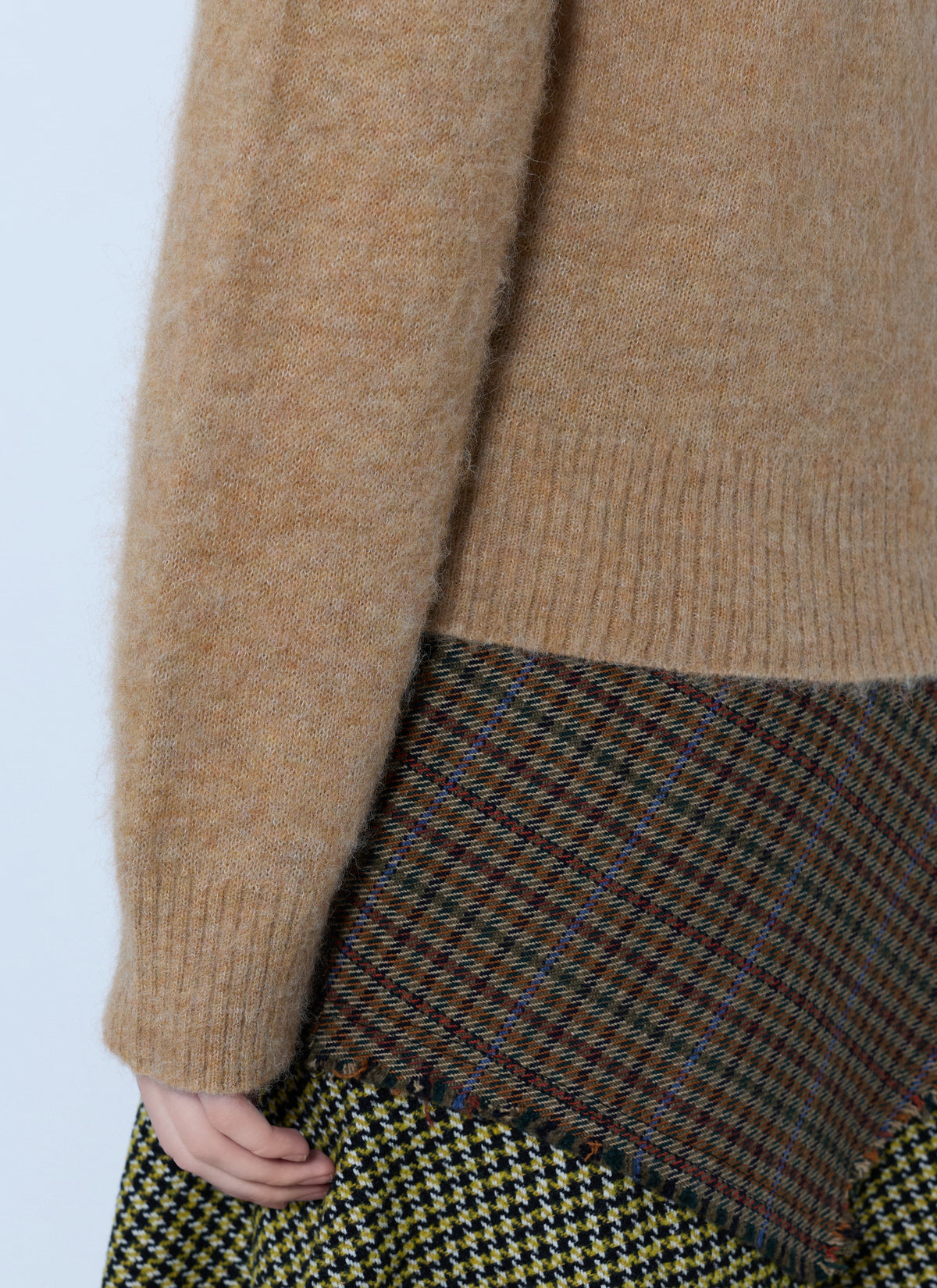 Ganni Women Brushed Alpaca Teddy Sweater GANNI