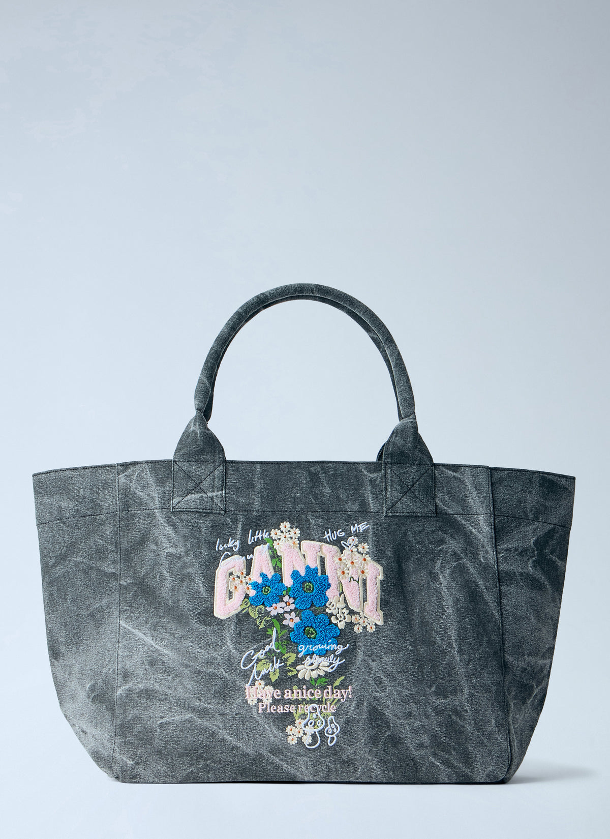 Ganni Women Medium Trapeze Shopping Bag GANNI