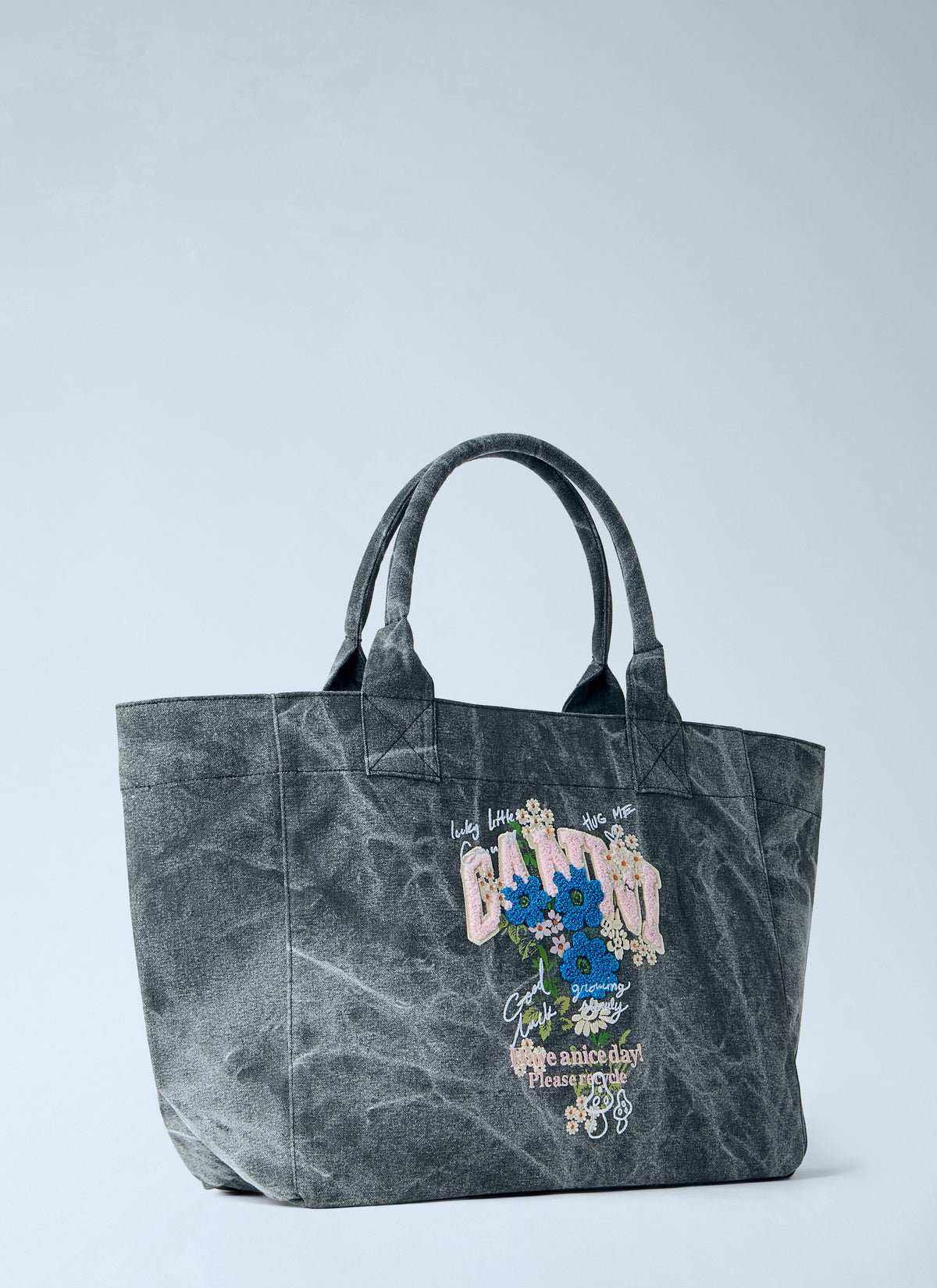 Ganni Women Medium Trapeze Shopping Bag GANNI