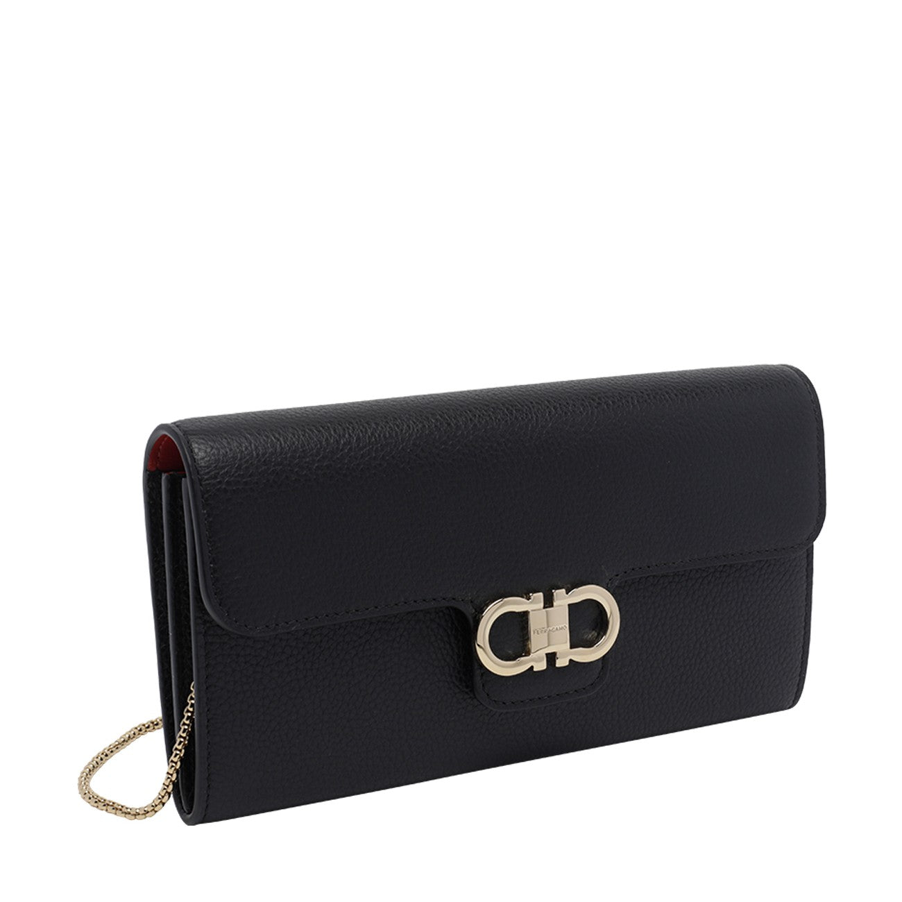 Ferragamo Women Gancini Chain Wallet FERRAGAMO