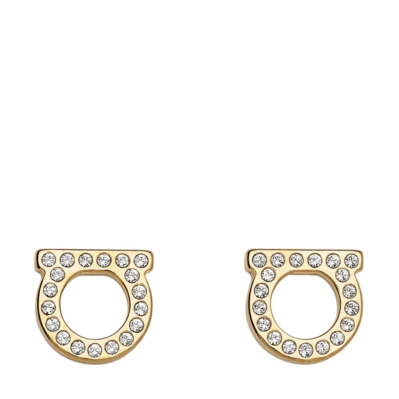 Ferragamo Women Gancini Crystals Earrings FERRAGAMO
