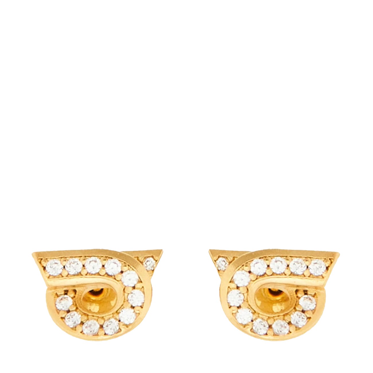 Ferragamo Women Gancini Crystals Earrings FERRAGAMO