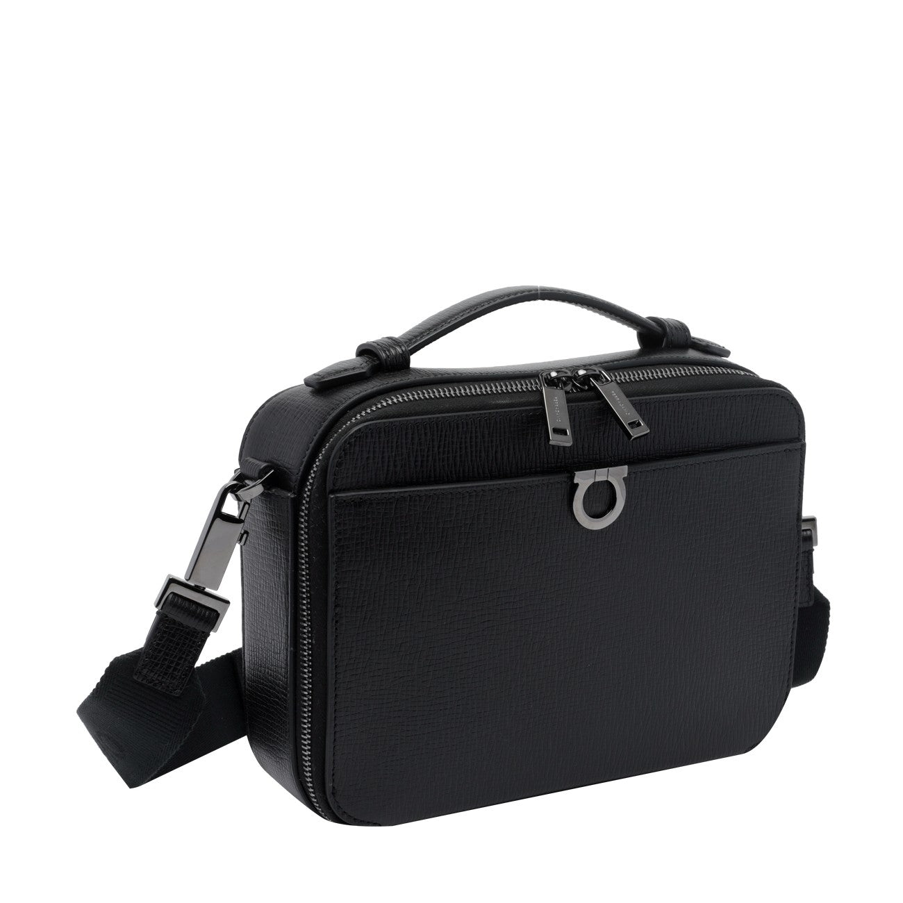 Ferragamo Men Gancini Messenger Bag FERRAGAMO
