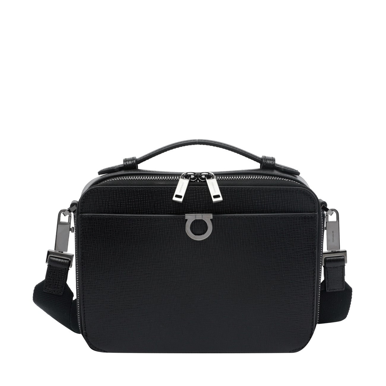 Ferragamo Men Gancini Messenger Bag FERRAGAMO