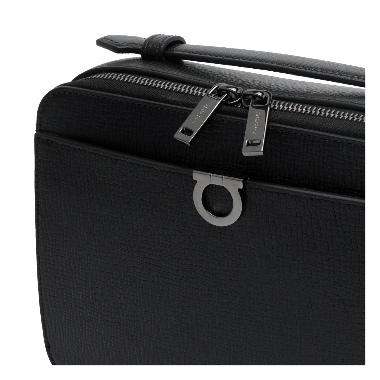 Ferragamo Men Gancini Messenger Bag FERRAGAMO