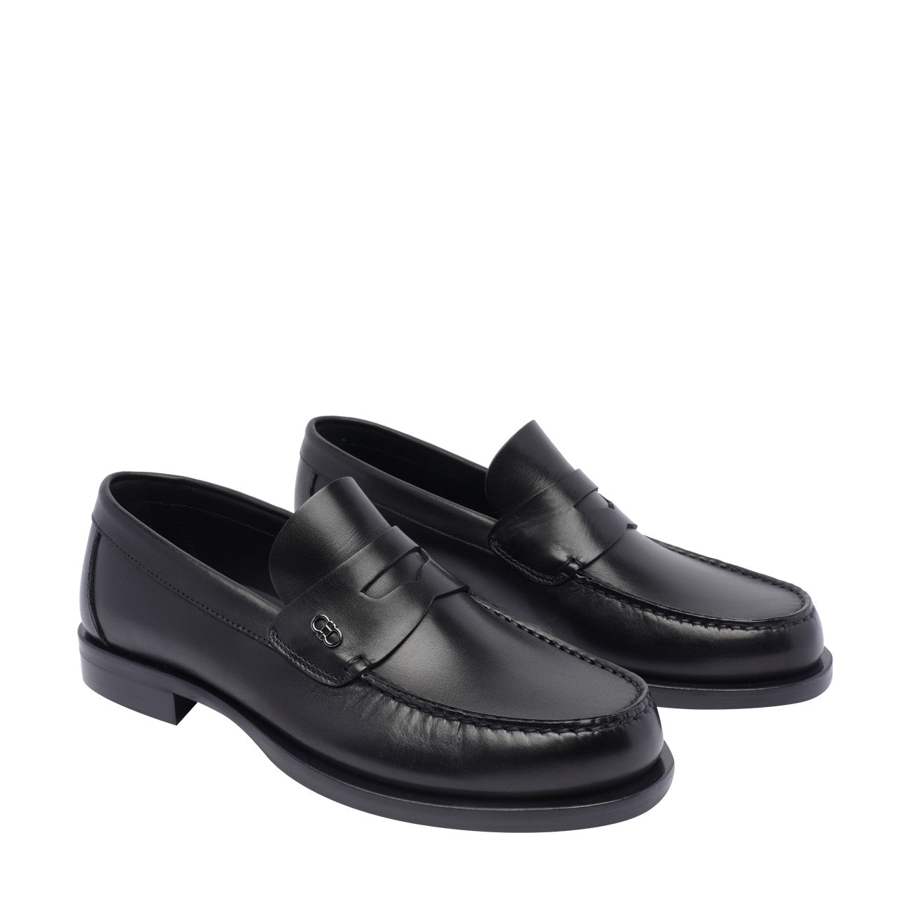 Ferragamo Men Gancini Ornamento Penny Loafers FERRAGAMO