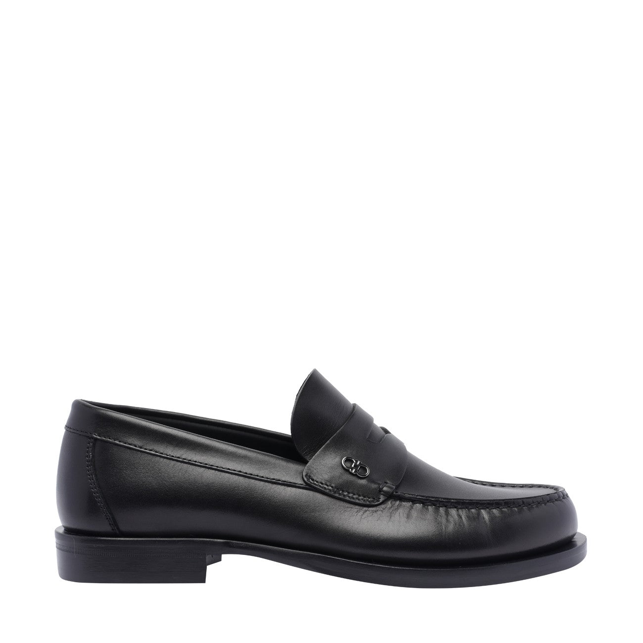 Ferragamo Men Gancini Ornamento Penny Loafers FERRAGAMO