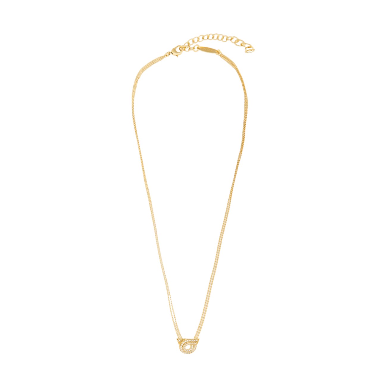 Ferragamo Women Gancini Strass Necklace FERRAGAMO