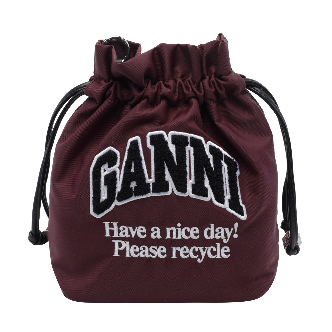 Ganni Women Ganni Logo Pouch GANNI