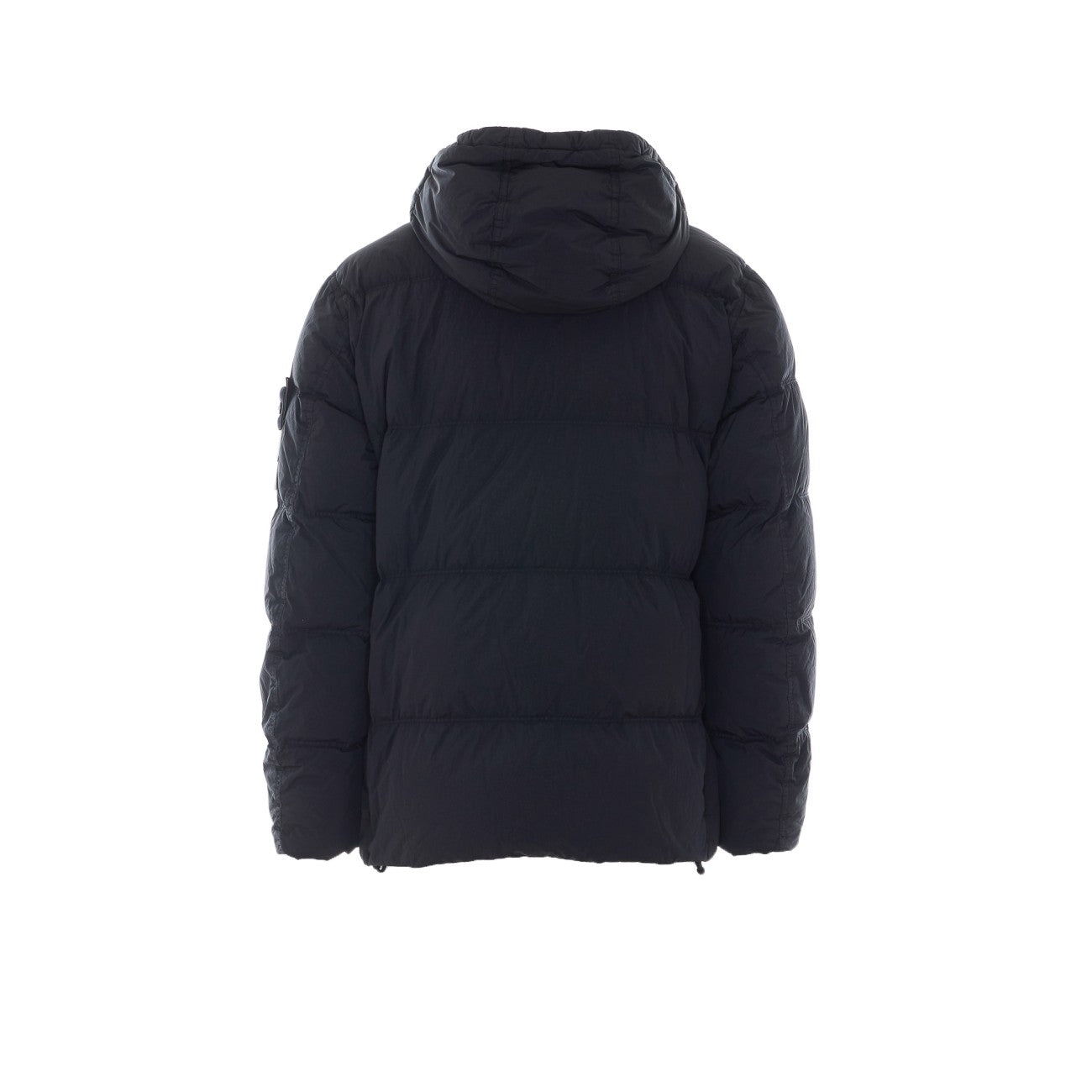 Stone Island Men Garment Dyed Crinkle Reps Logo Down Jacket STONE ISLAND