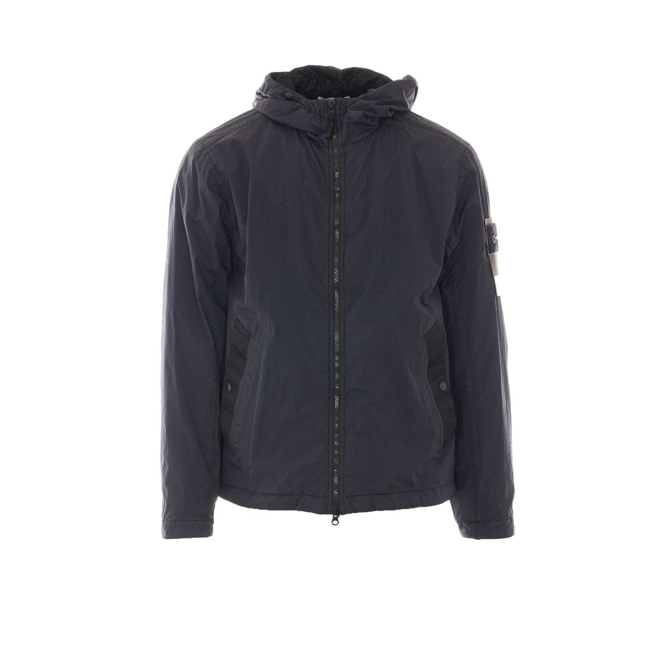 Stone Island Men Garment Dyed Crinkle Reps Ny Logo Jacket STONE ISLAND