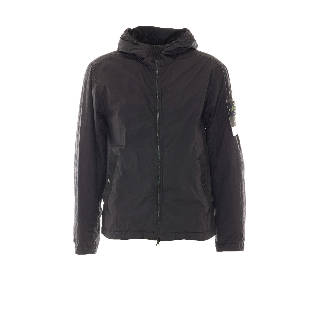Stone Island Men Garment Dyed Crinkle Reps Ny Logo Jacket STONE ISLAND