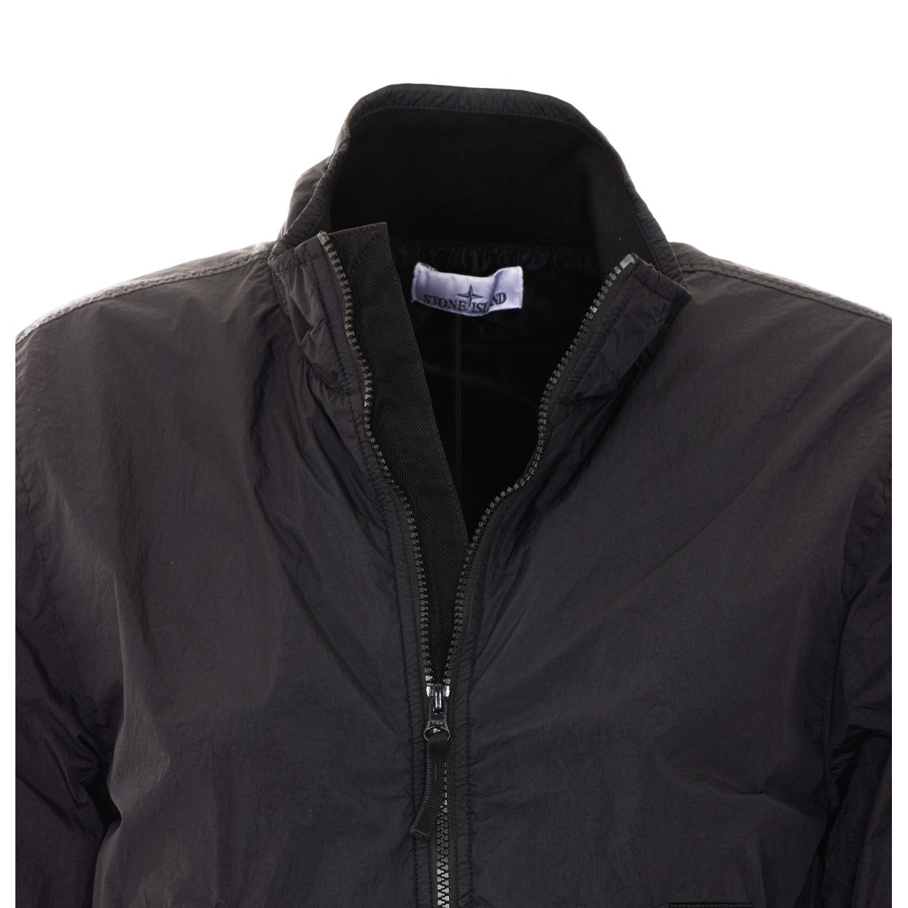 Stone Island Men Garment Dyed Crinkle Reps Ny Logo Jacket STONE ISLAND