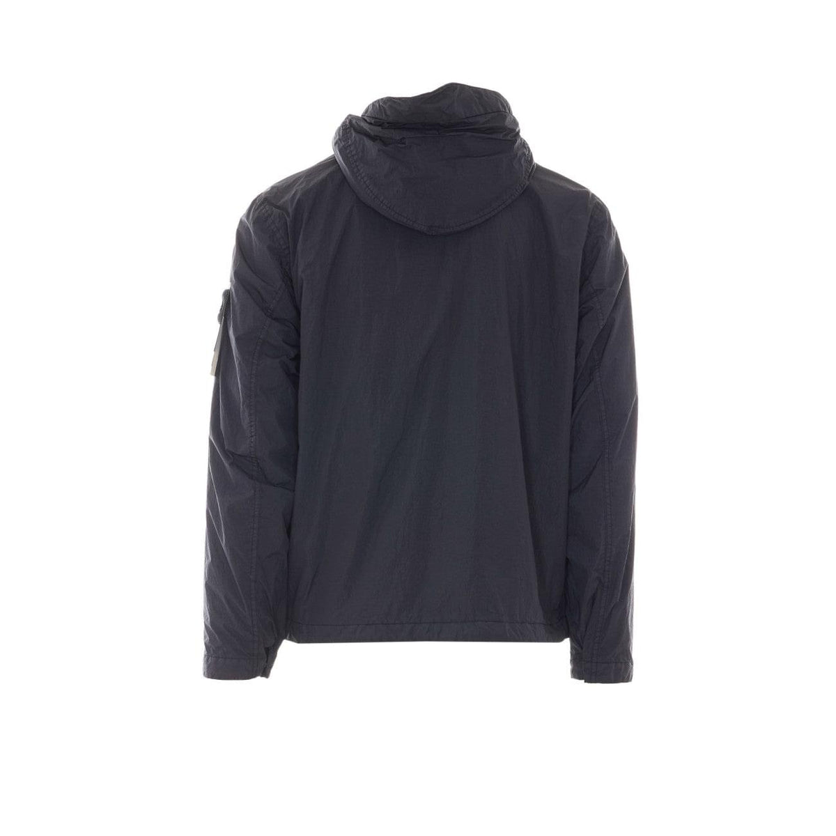 Stone Island Men Garment Dyed Crinkle Reps Ny Logo Jacket STONE ISLAND