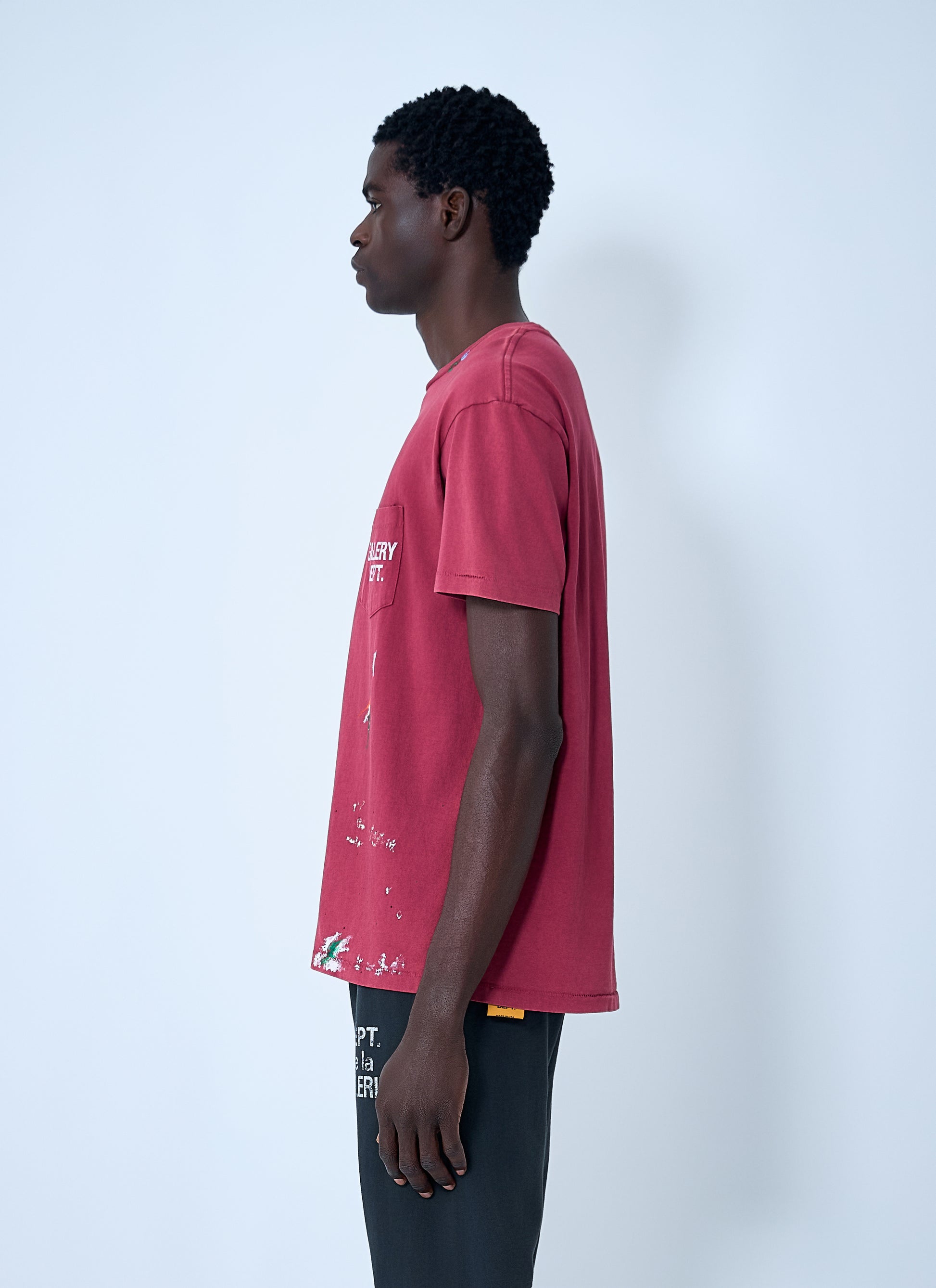 Gallery Dept. Men Logo Motif T-Shirt GALLERY DEPT.