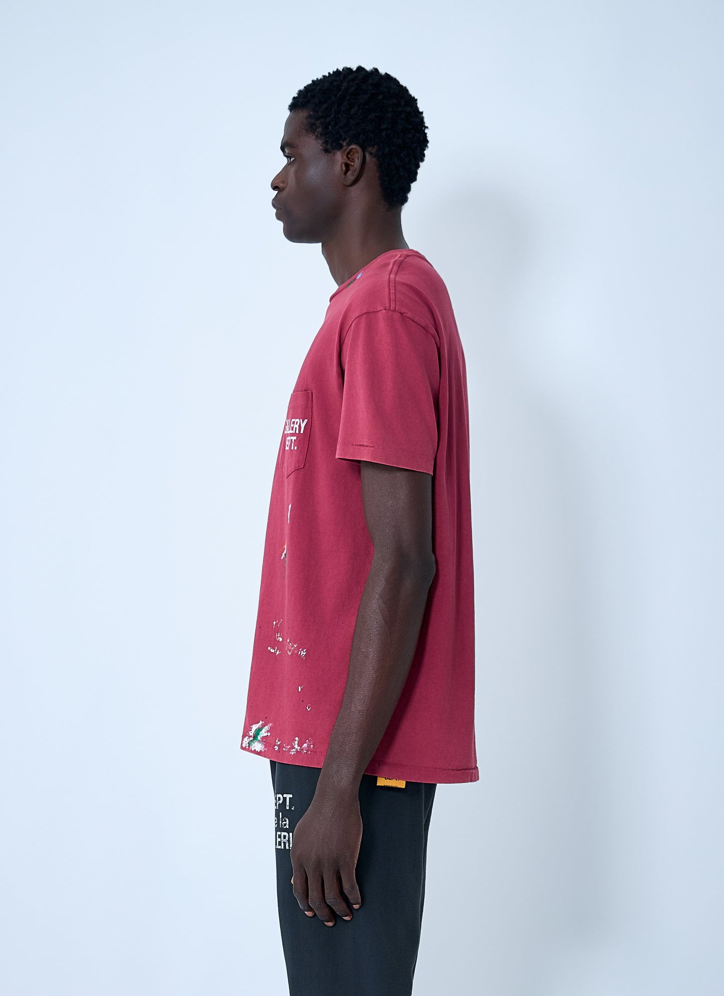 Gallery Dept. Men Logo Motif T-Shirt GALLERY DEPT.