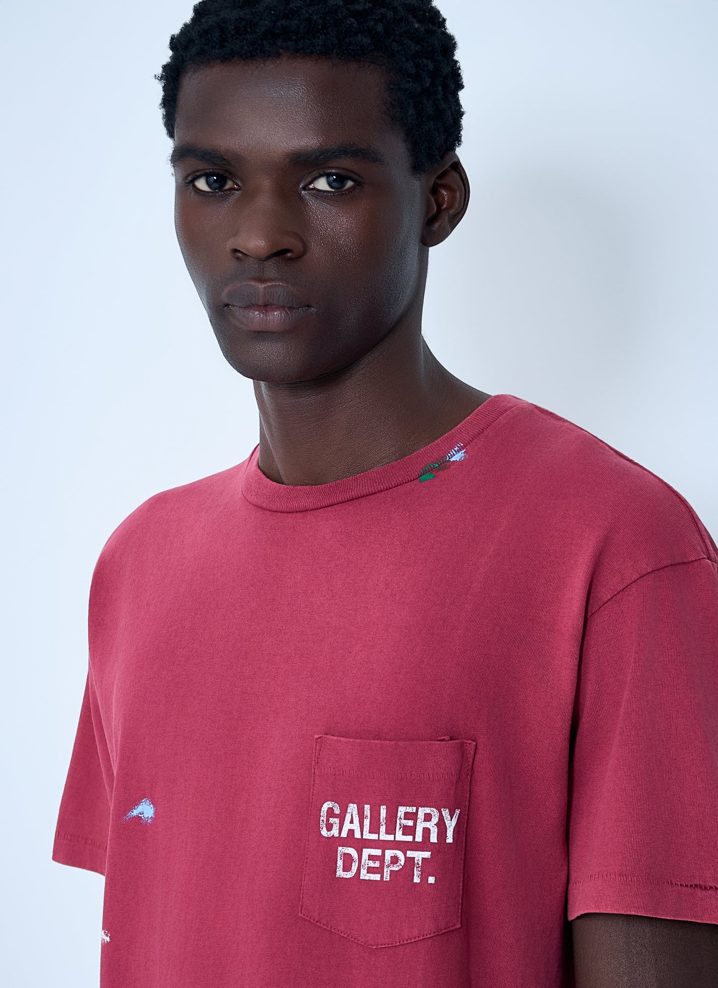 Gallery Dept. Men Logo Motif T-Shirt GALLERY DEPT.