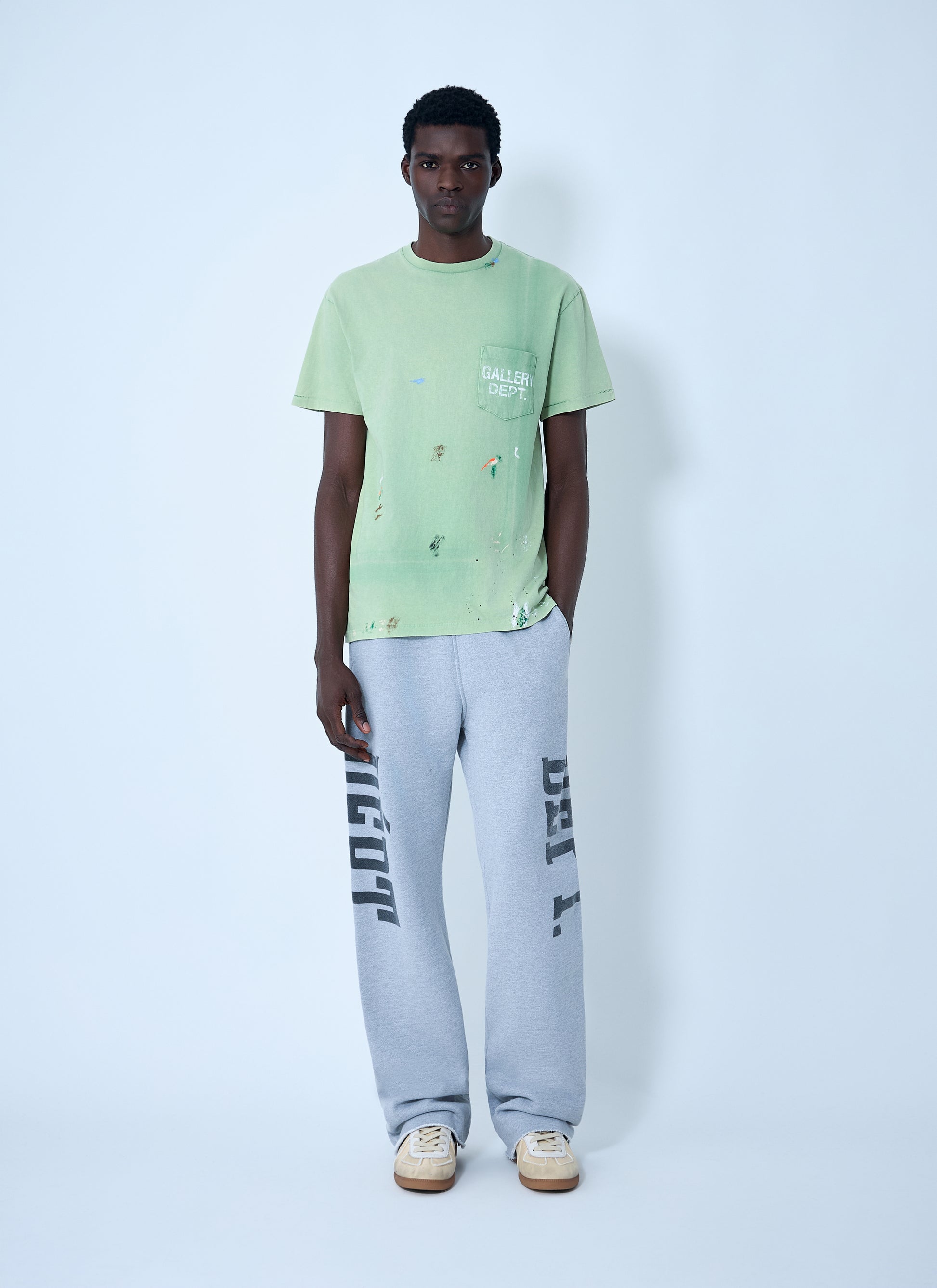 Gallery Dept. Men Logo Motif T-Shirt GALLERY DEPT.