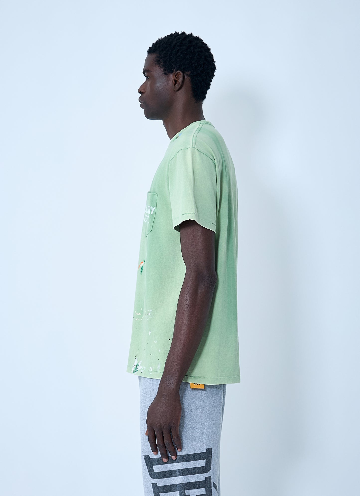 Gallery Dept. Men Logo Motif T-Shirt GALLERY DEPT.
