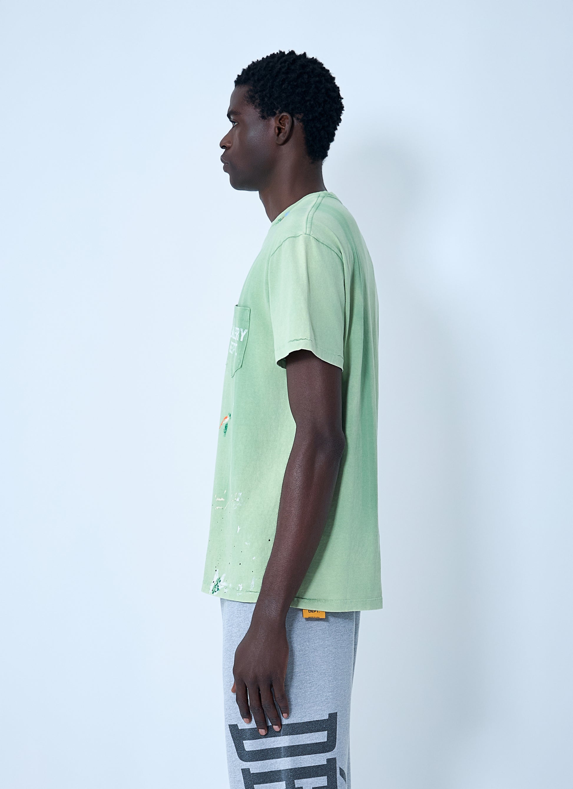Gallery Dept. Men Logo Motif T-Shirt GALLERY DEPT.