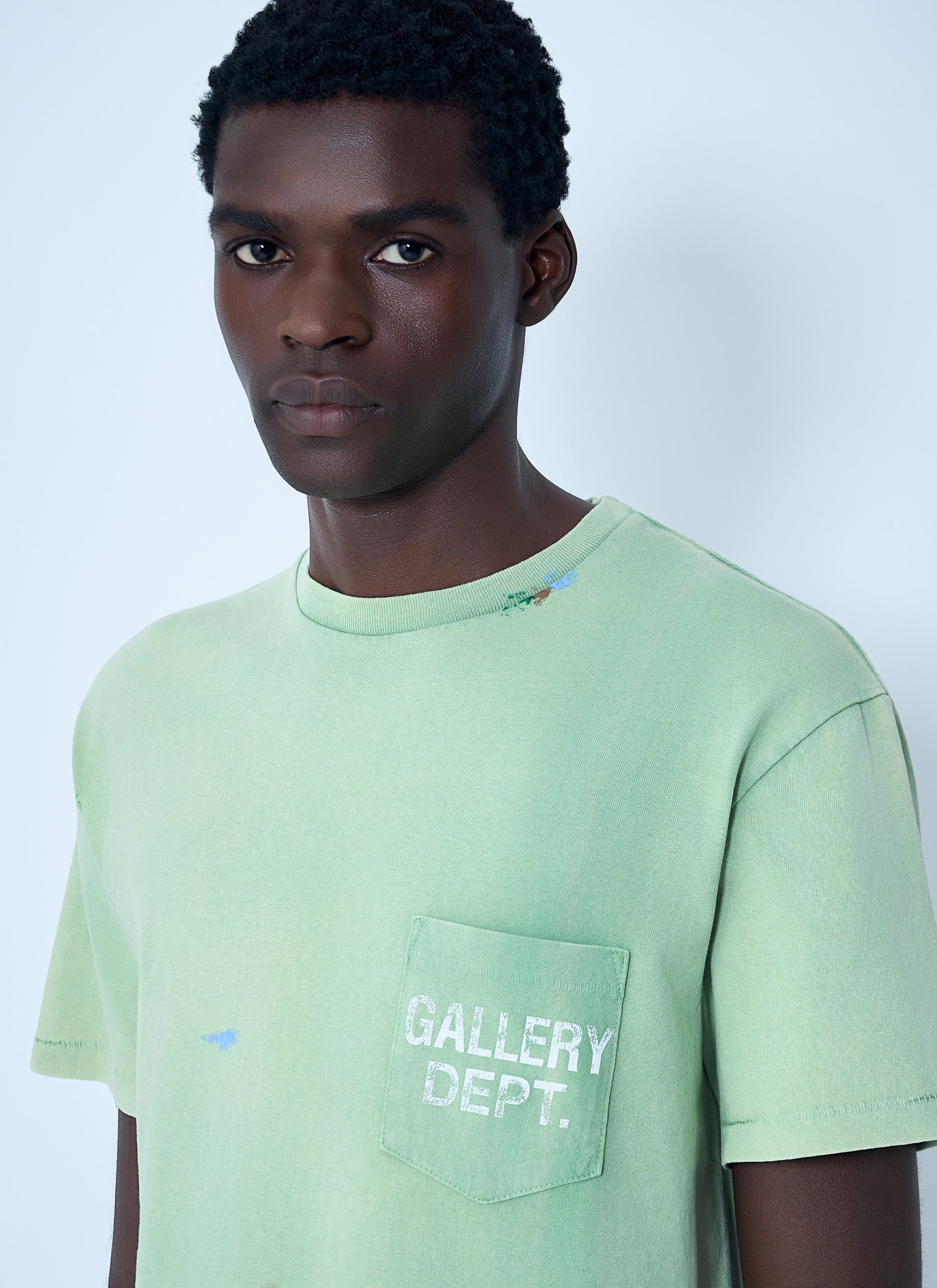 Gallery Dept. Men Logo Motif T-Shirt GALLERY DEPT.