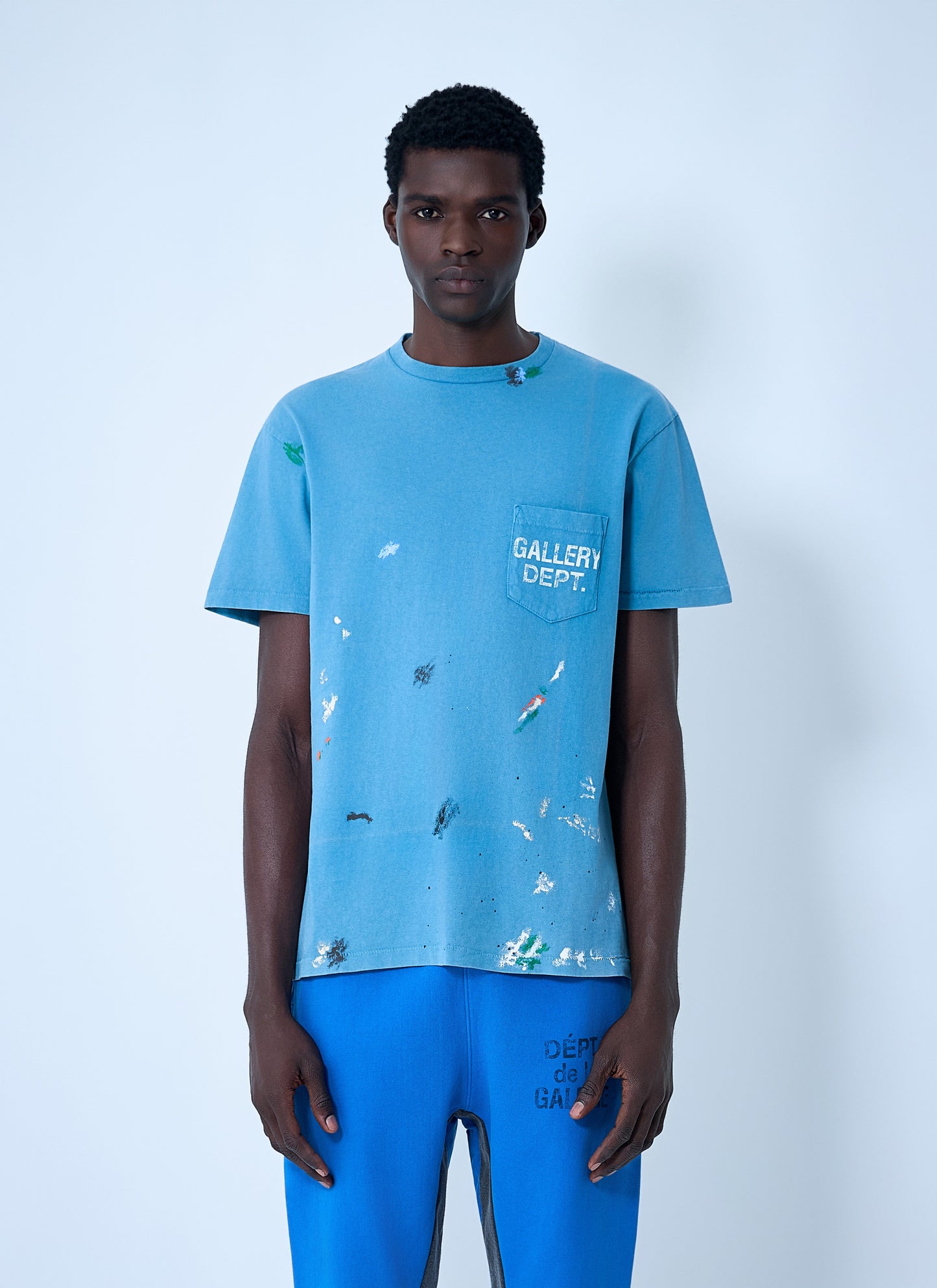 Gallery Dept. Men Logo Motif T-Shirt GALLERY DEPT.