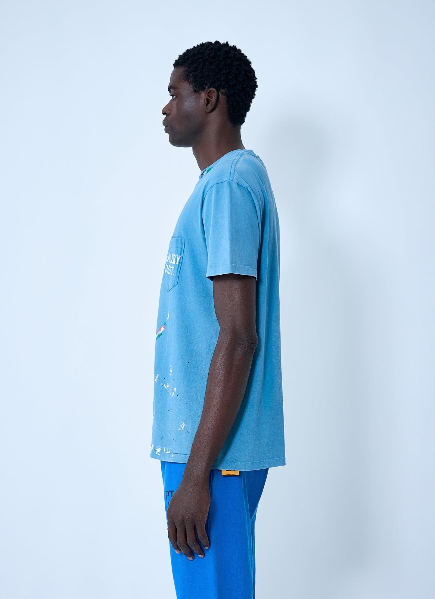 Gallery Dept. Men Logo Motif T-Shirt GALLERY DEPT.