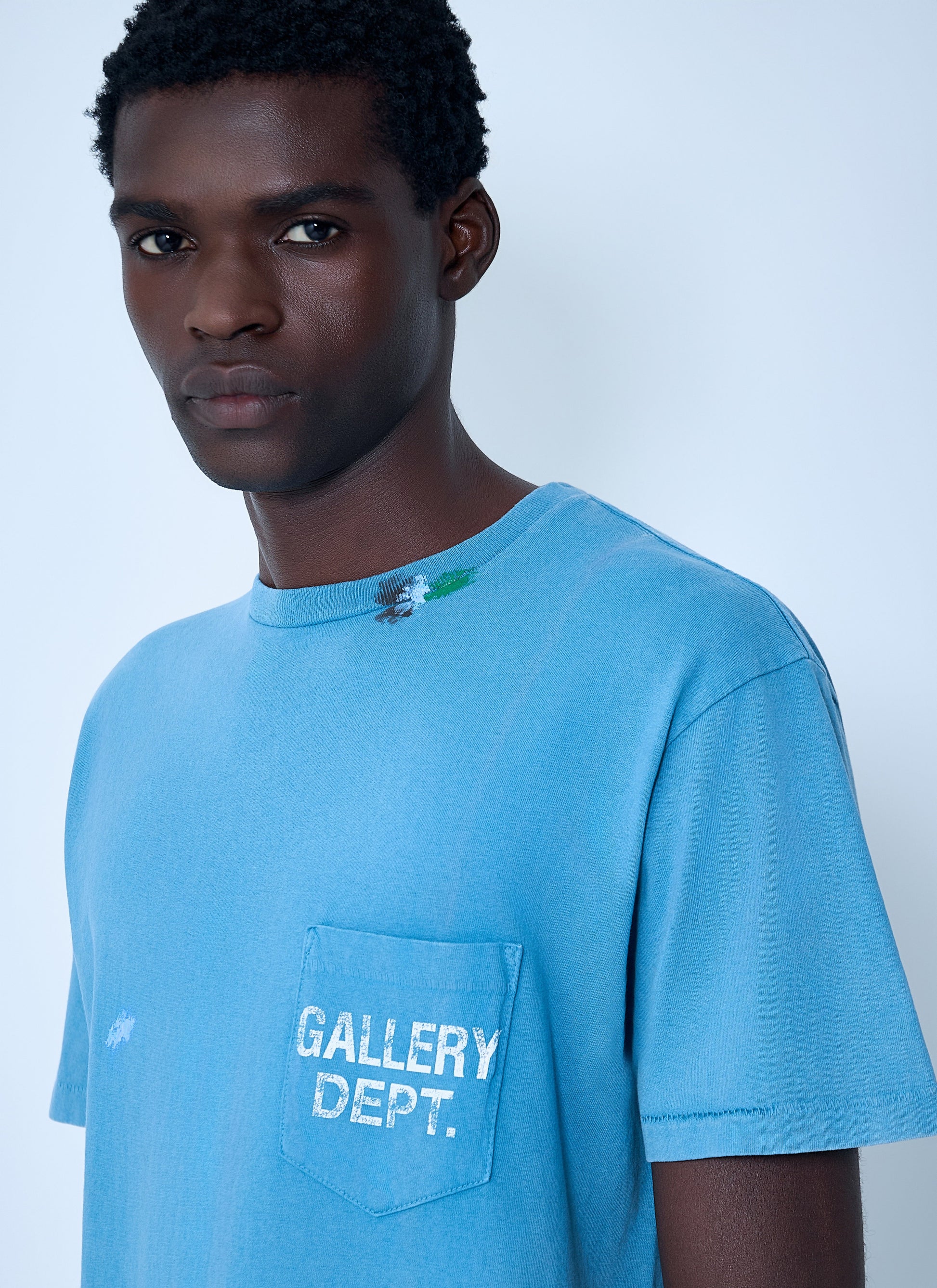 Gallery Dept. Men Logo Motif T-Shirt GALLERY DEPT.